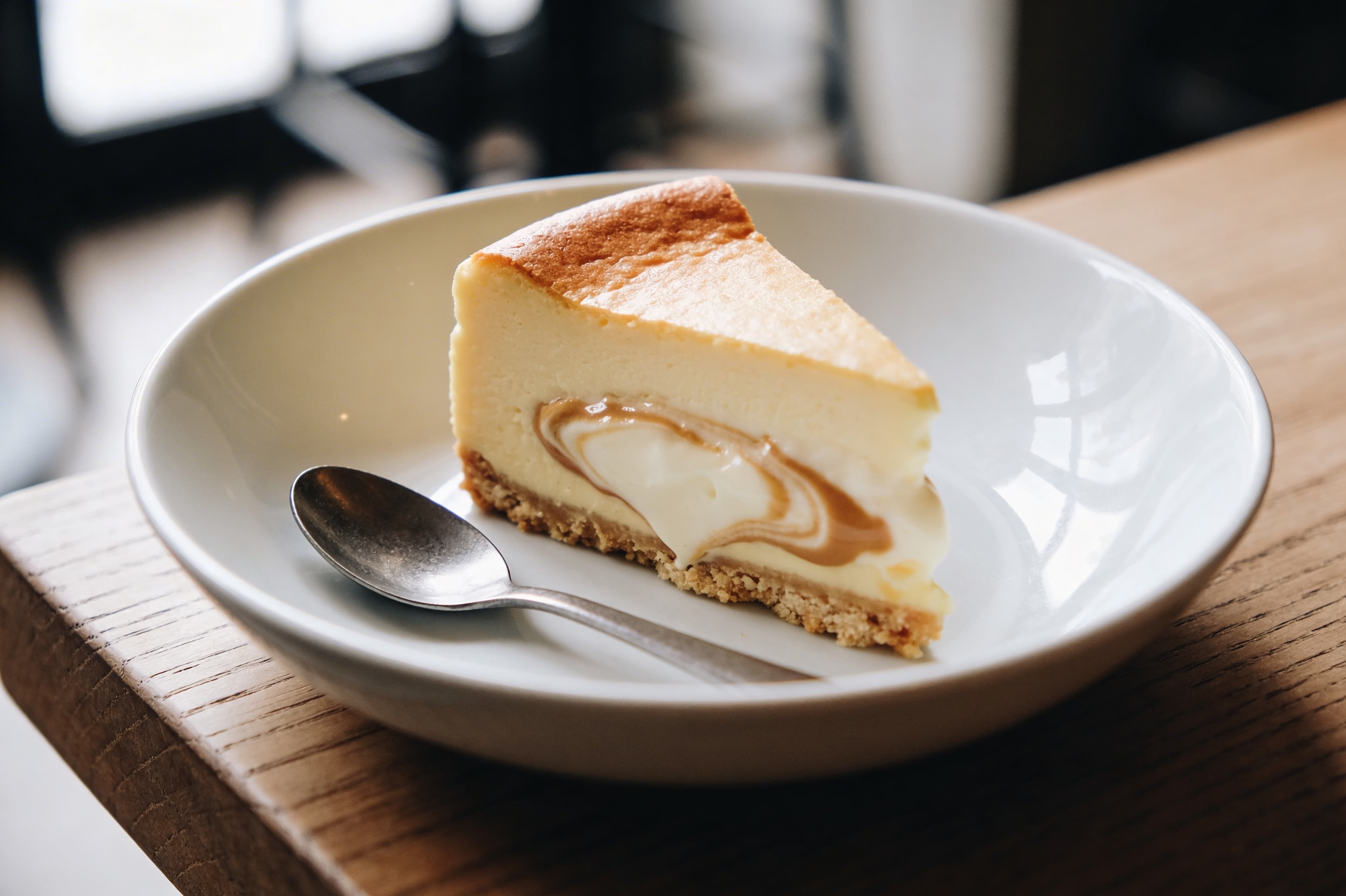 Cheesecake Japonais Express au Skyr Vanille et Biscoff