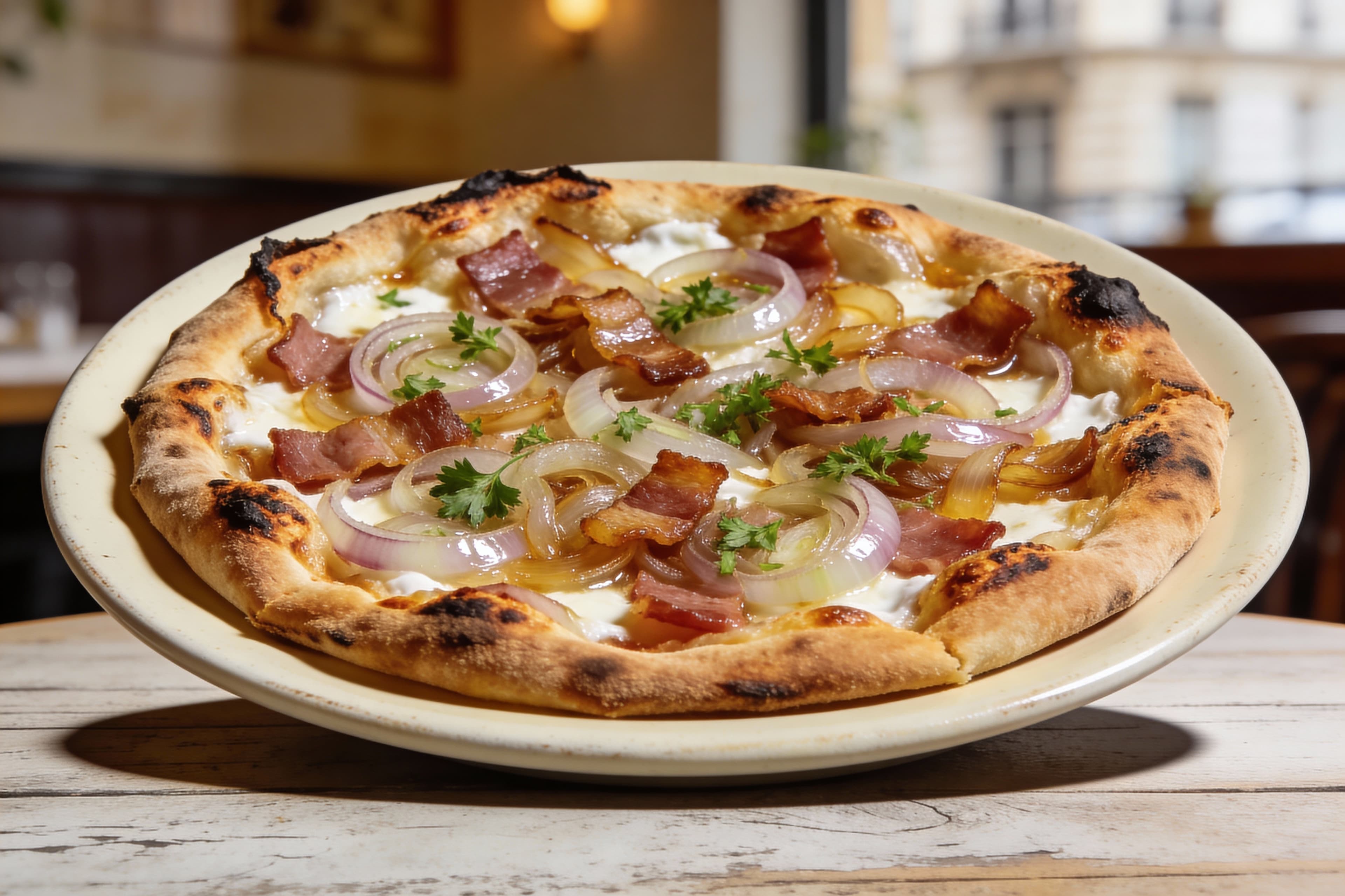 Tarte Flambée Alsacienne - La Recette Authentique