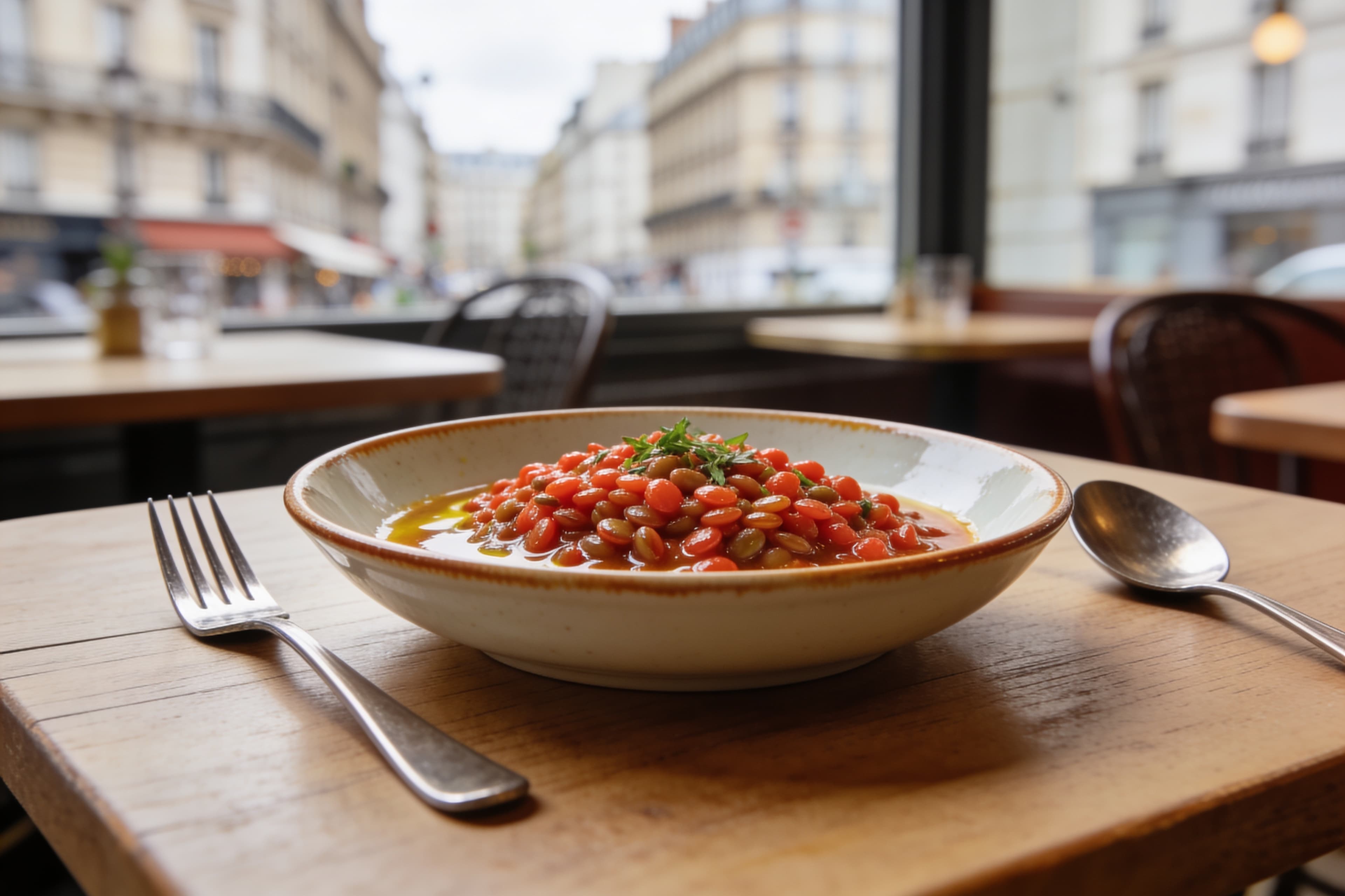 Lentilles Corail Sublimées à la Façon du Chef