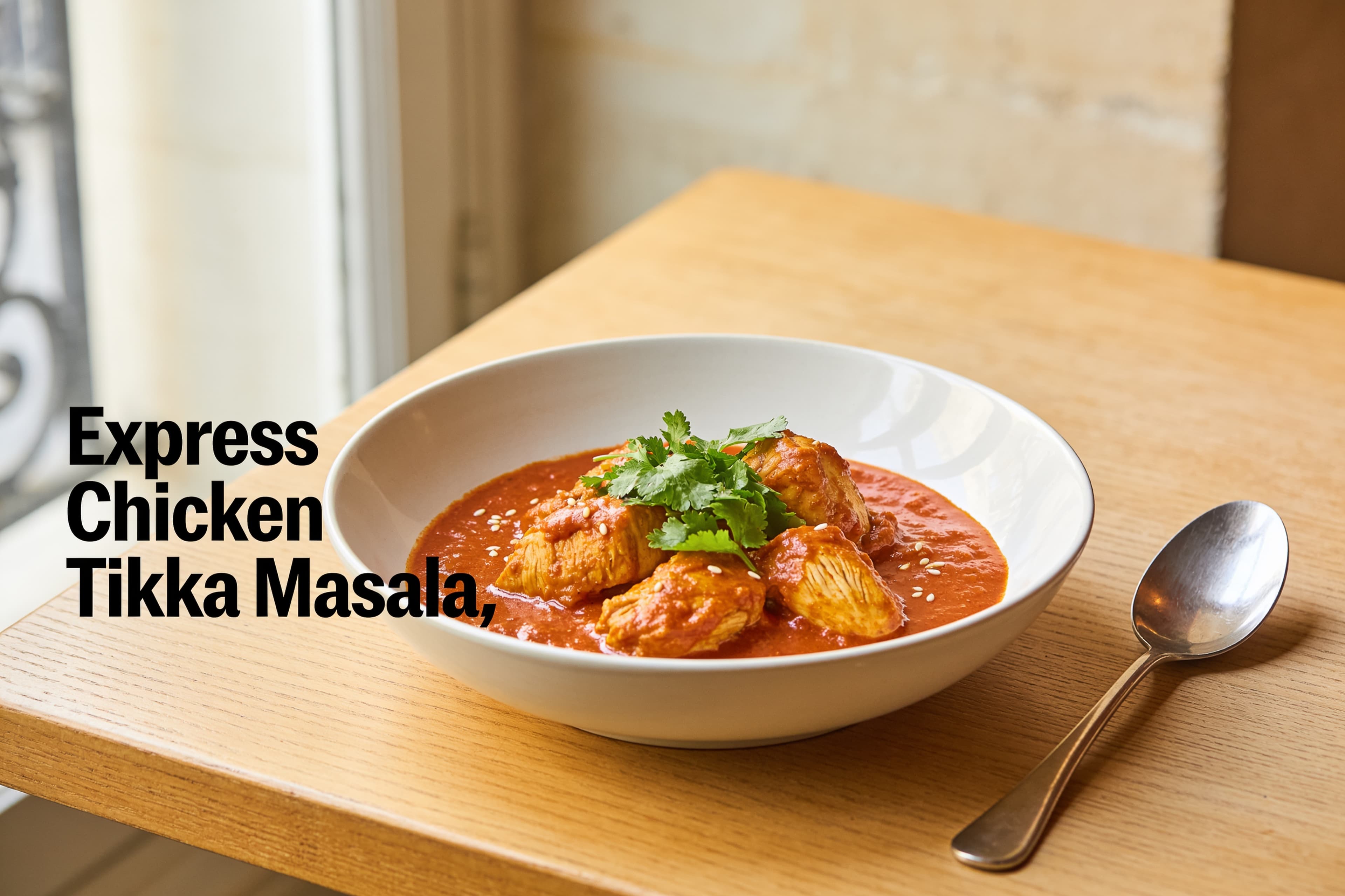 Poulet Tikka Massala Express - 30 minutes