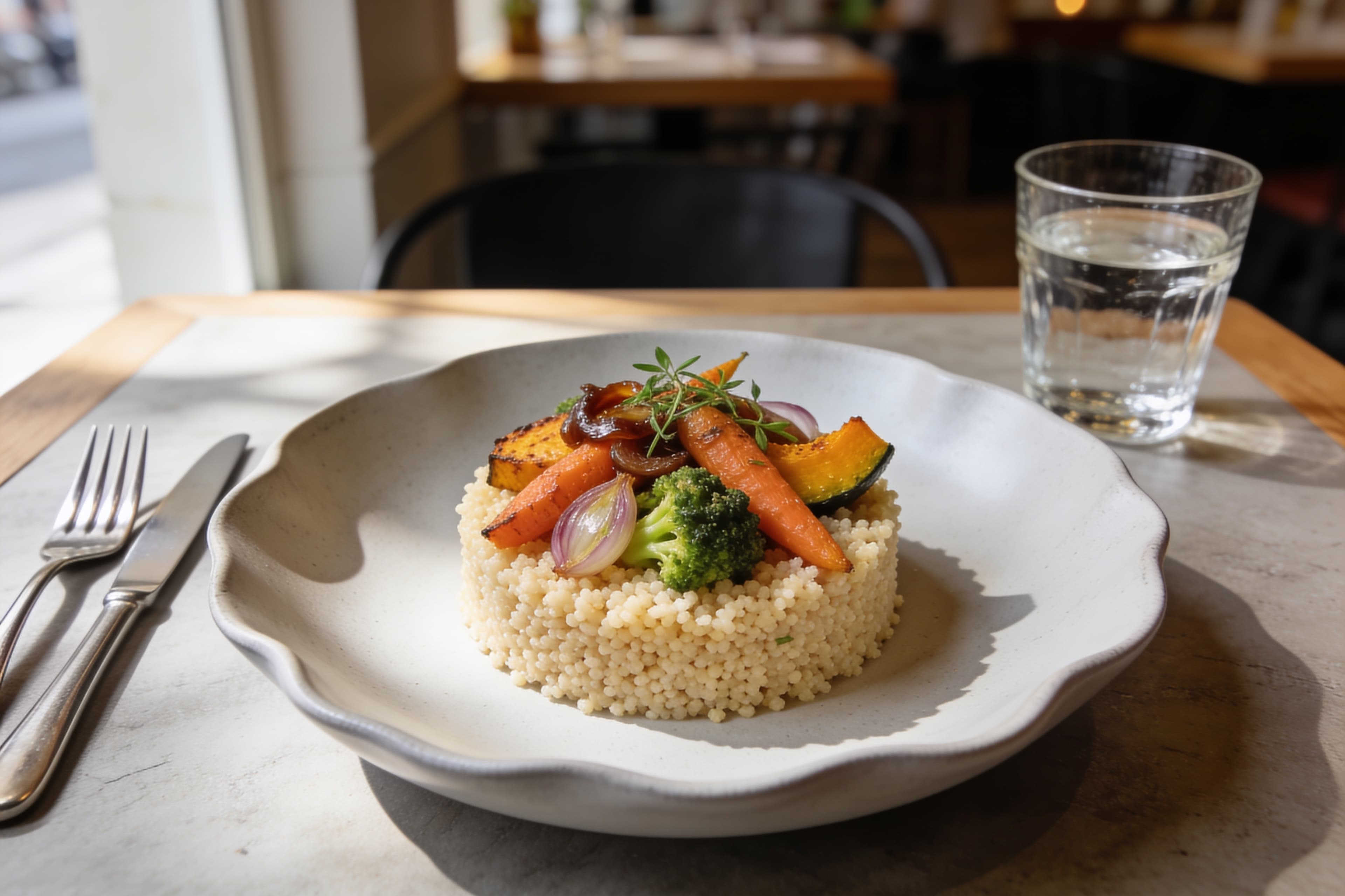 Couscous perlé aux légumes de saison