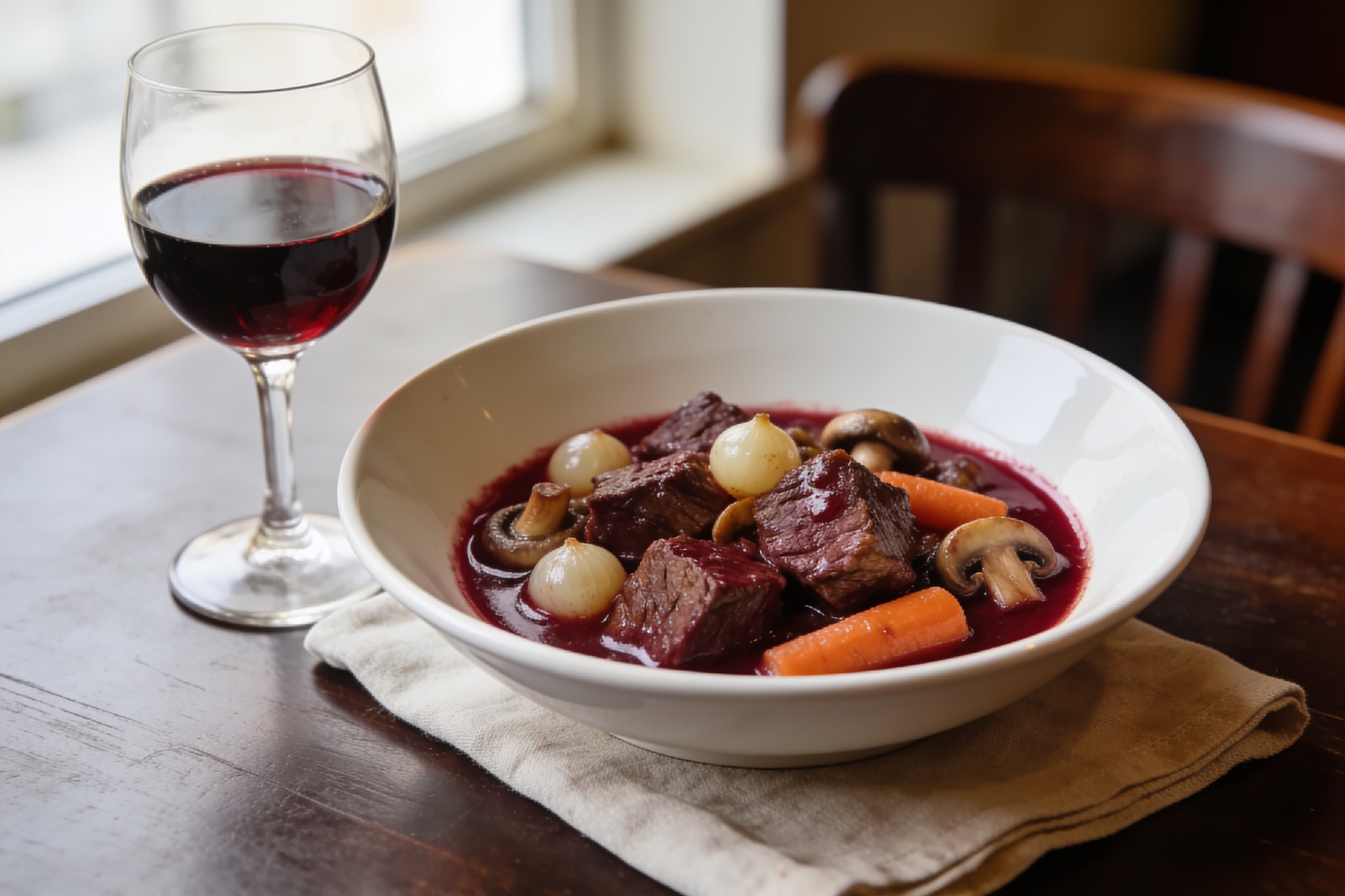Boeuf Bourguignon au Thermomix
