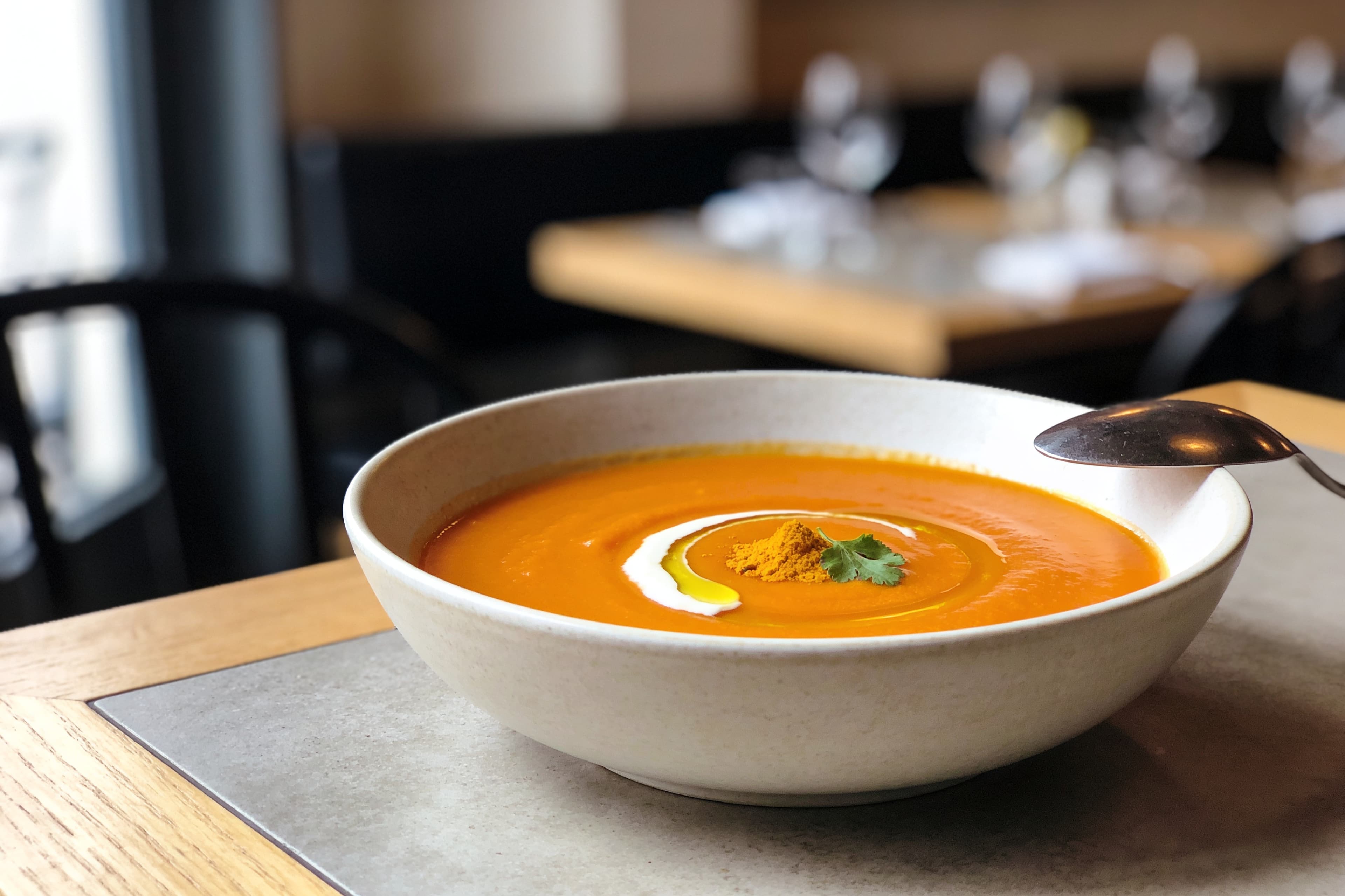 Velouté de Carotte et Curcuma au Thermomix