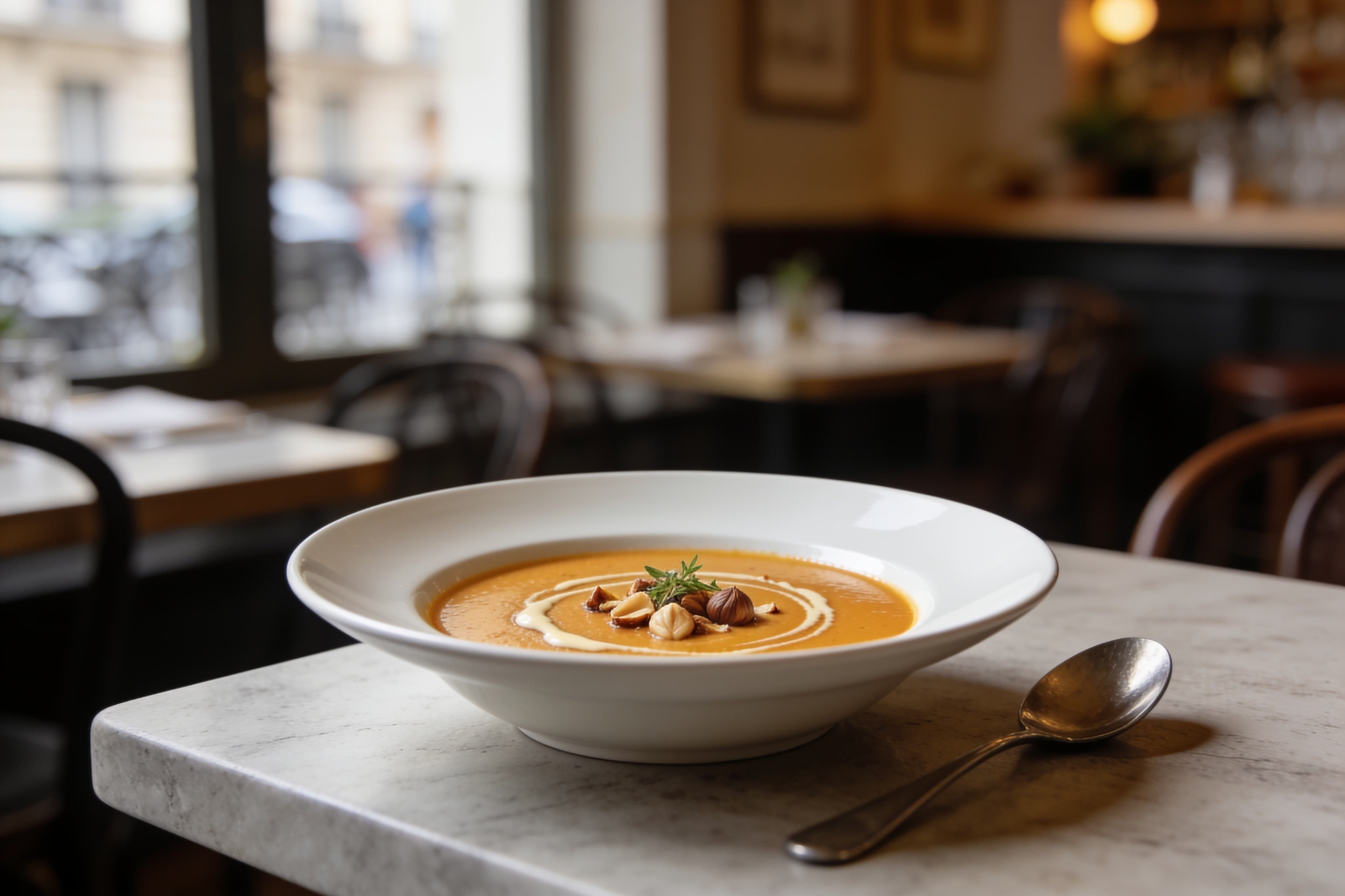 Velouté de Potimarron et Noisette au Thermomix