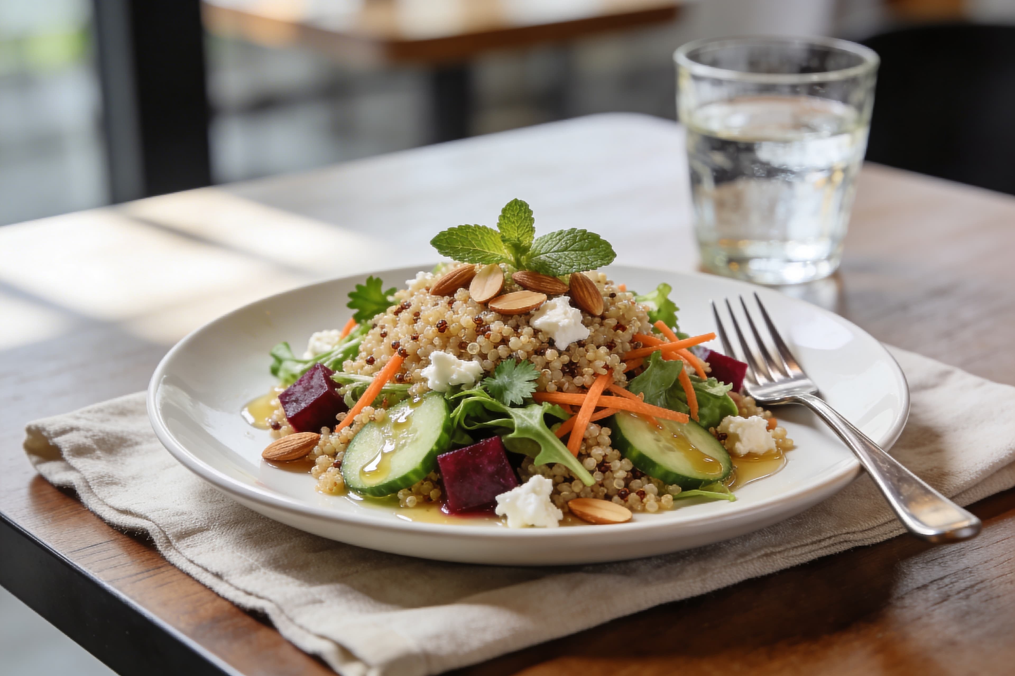 Salade de Quinoa Complète - Équilibre Léger et Gastronomique