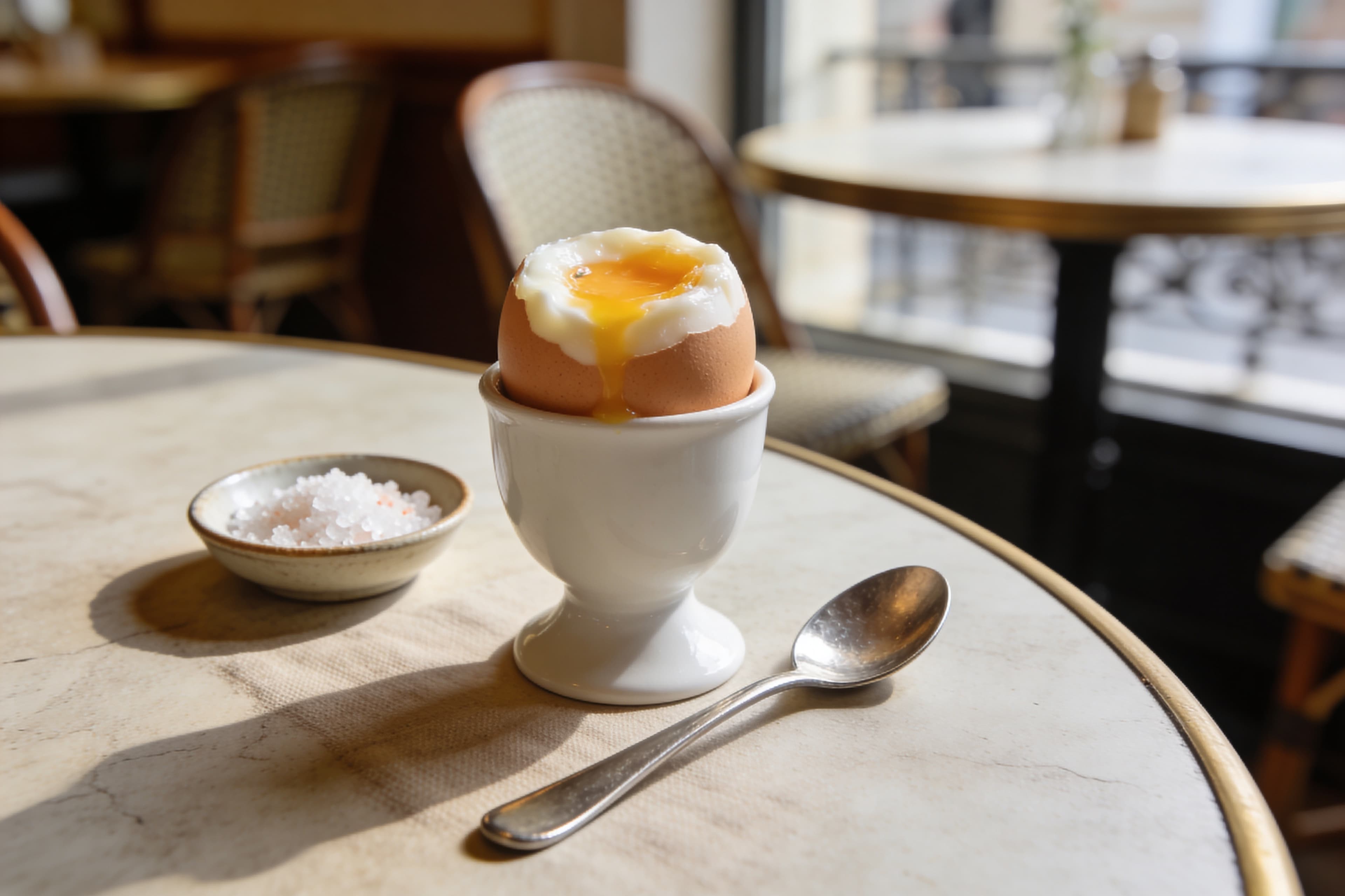 Œuf Mollet Parfait – La Simplicité Étoilée