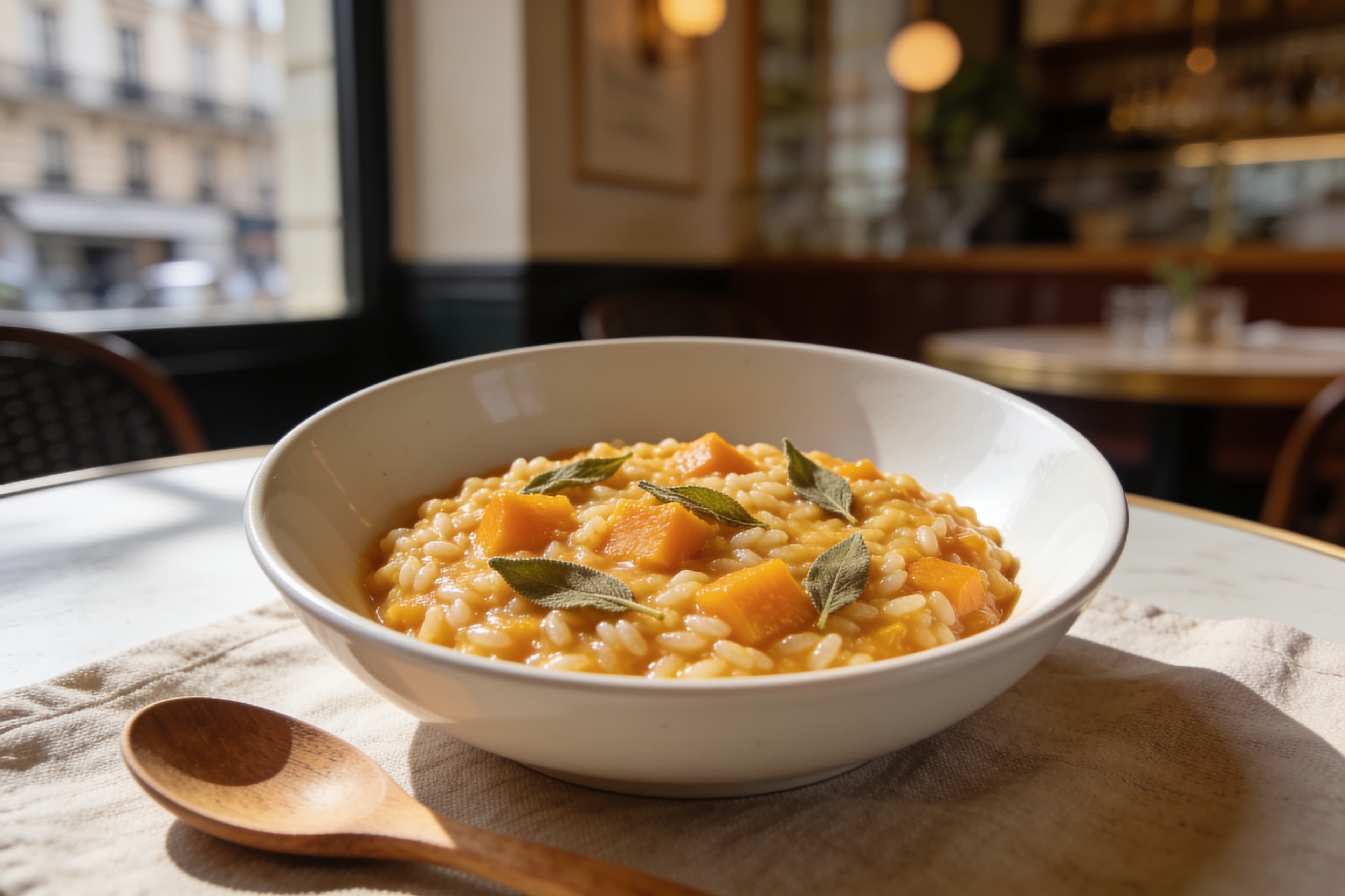 Risotto Potimarron et Sauge au Thermomix