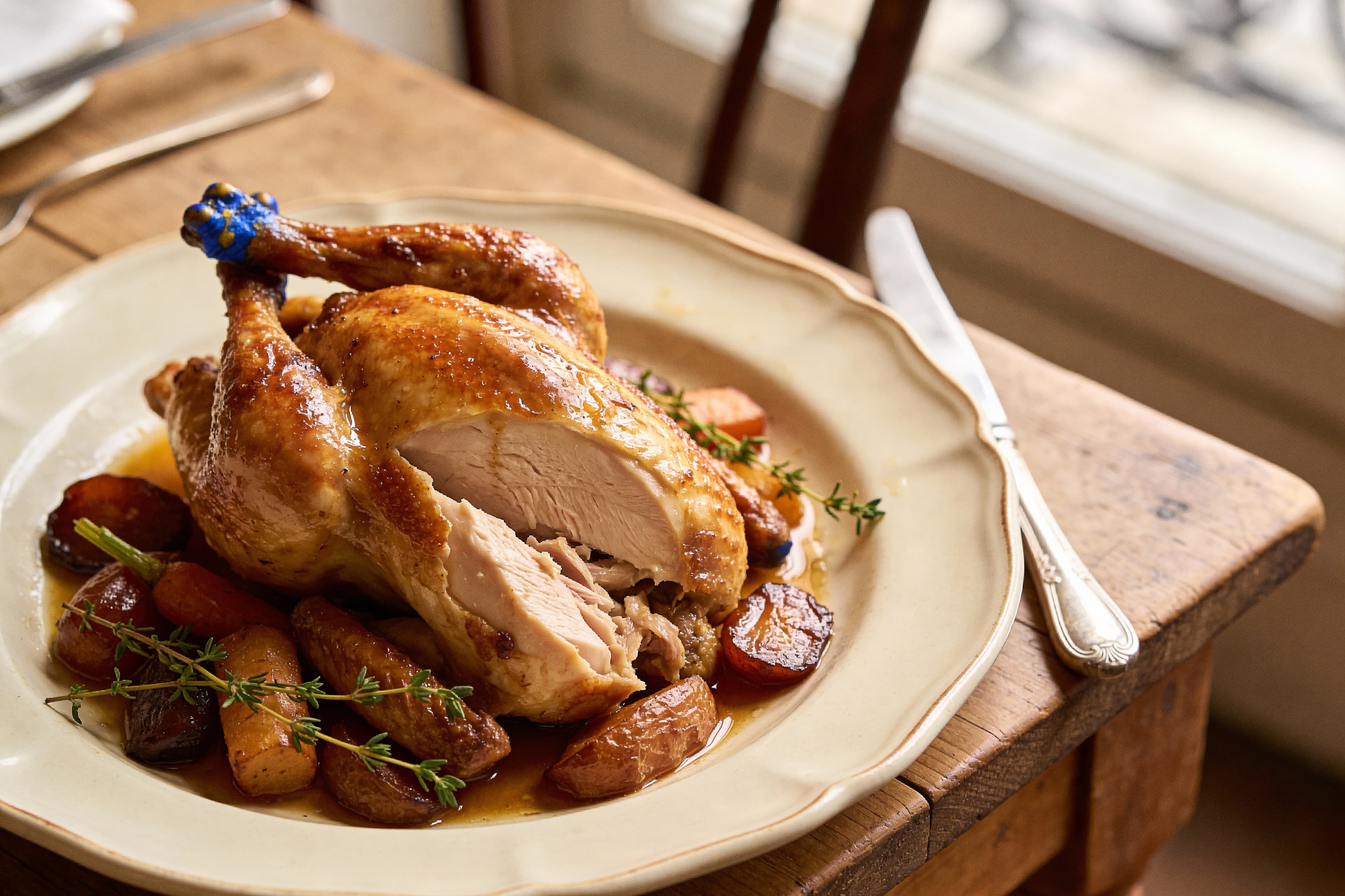 Poulet de Bresse au Four - Cuisson Lente