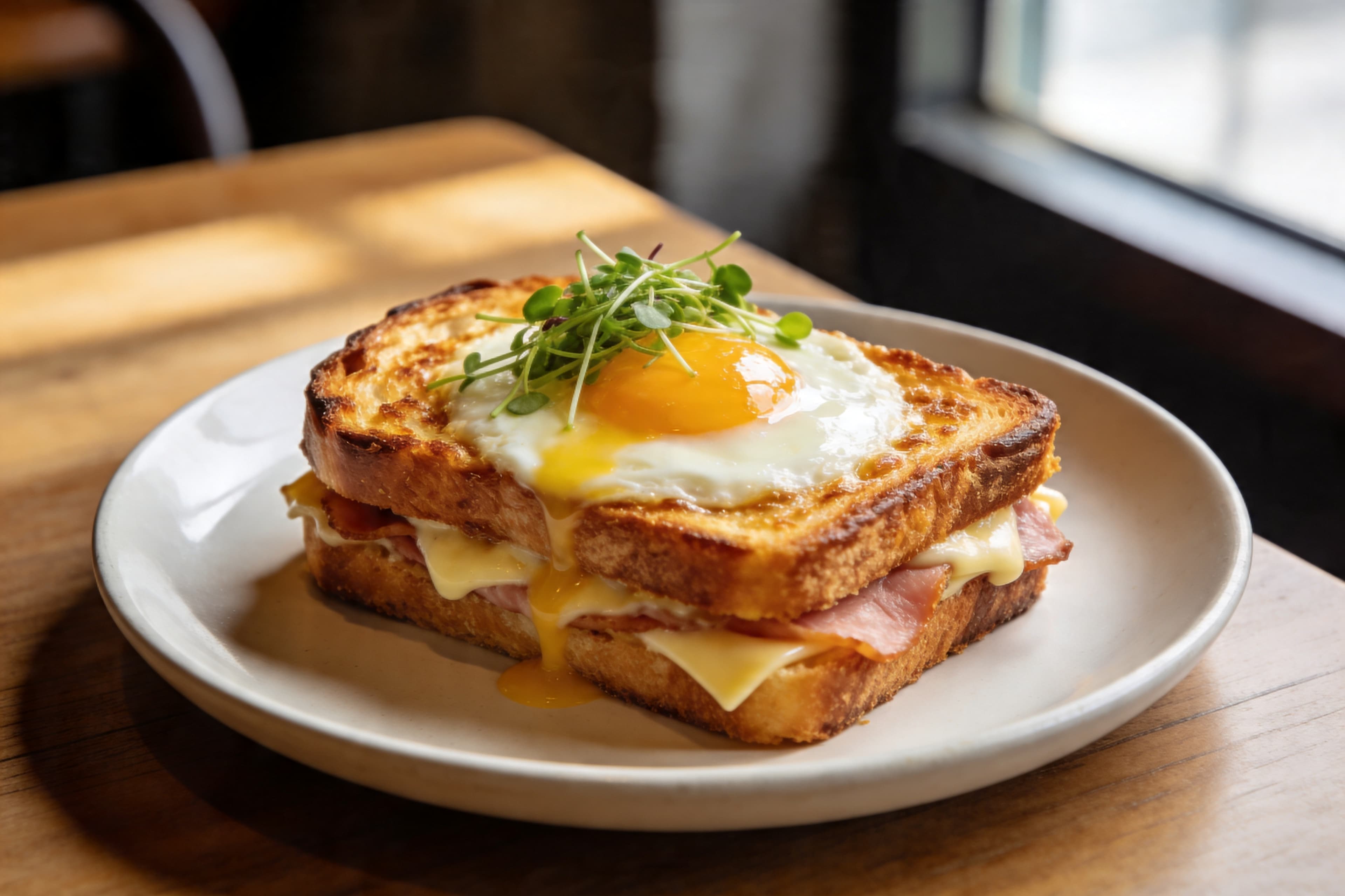 Croque-madame gourmet