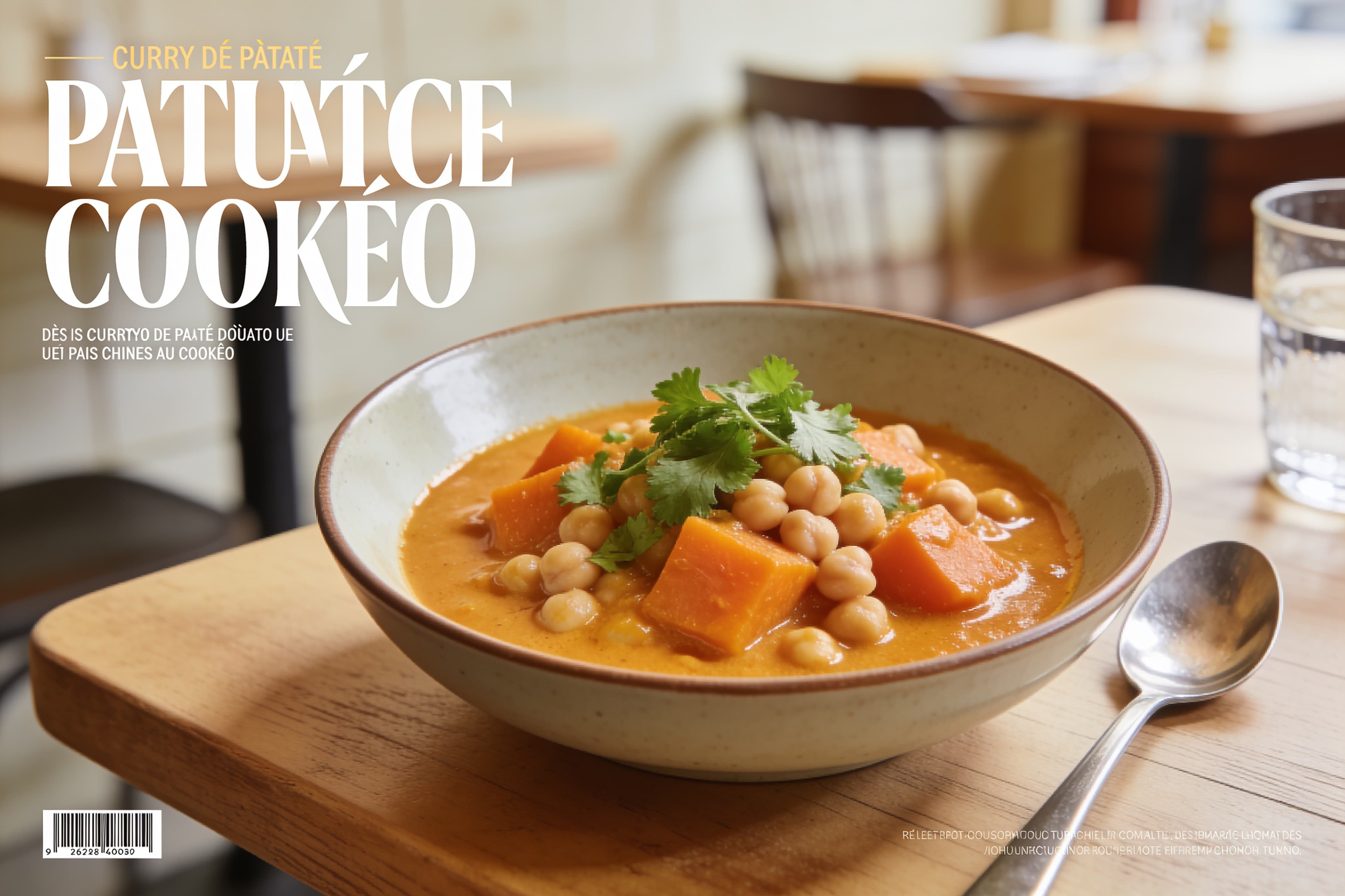 Curry de Patate Douce et Pois Chiches au Cookeo