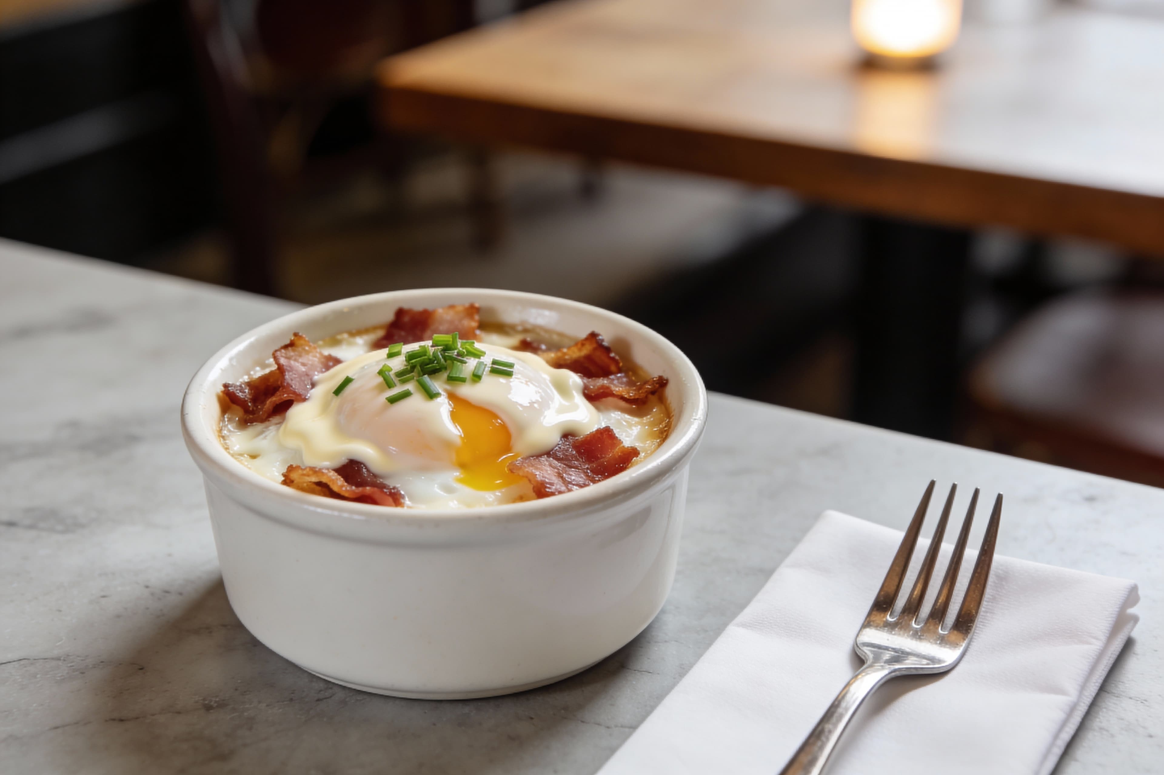 Œuf Mayo Bacon - L'Œuf Cocotte Parfait