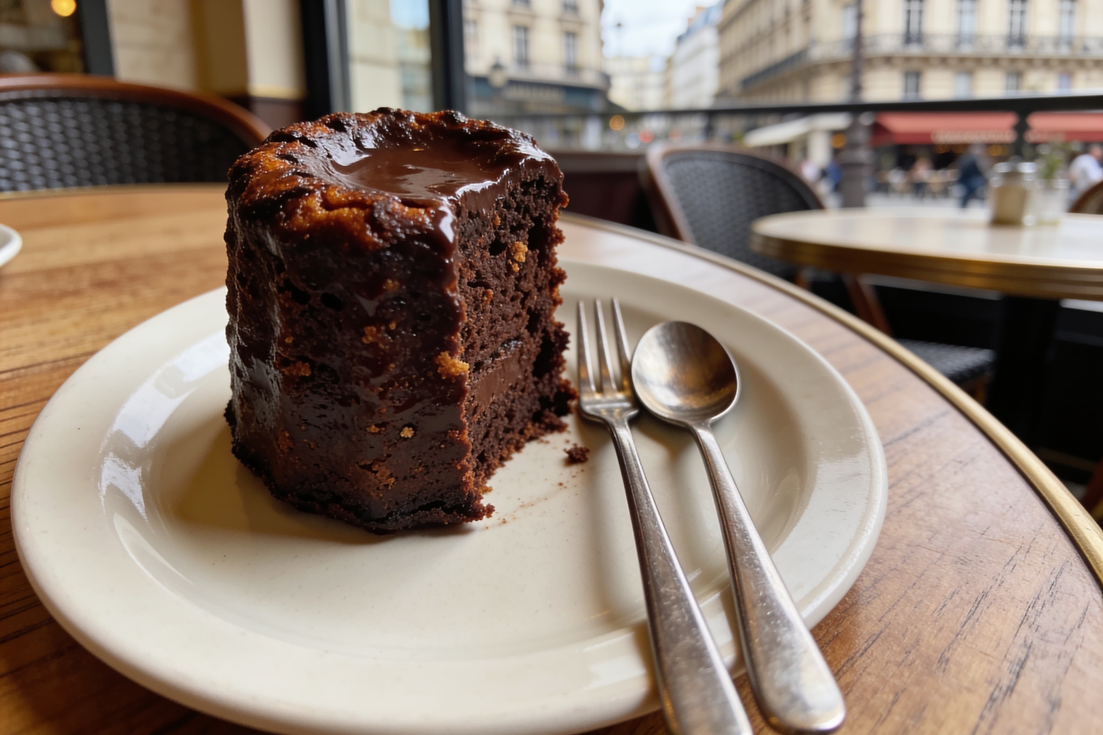 Gâteau au Chocolat Moelleux à l'Air Fryer