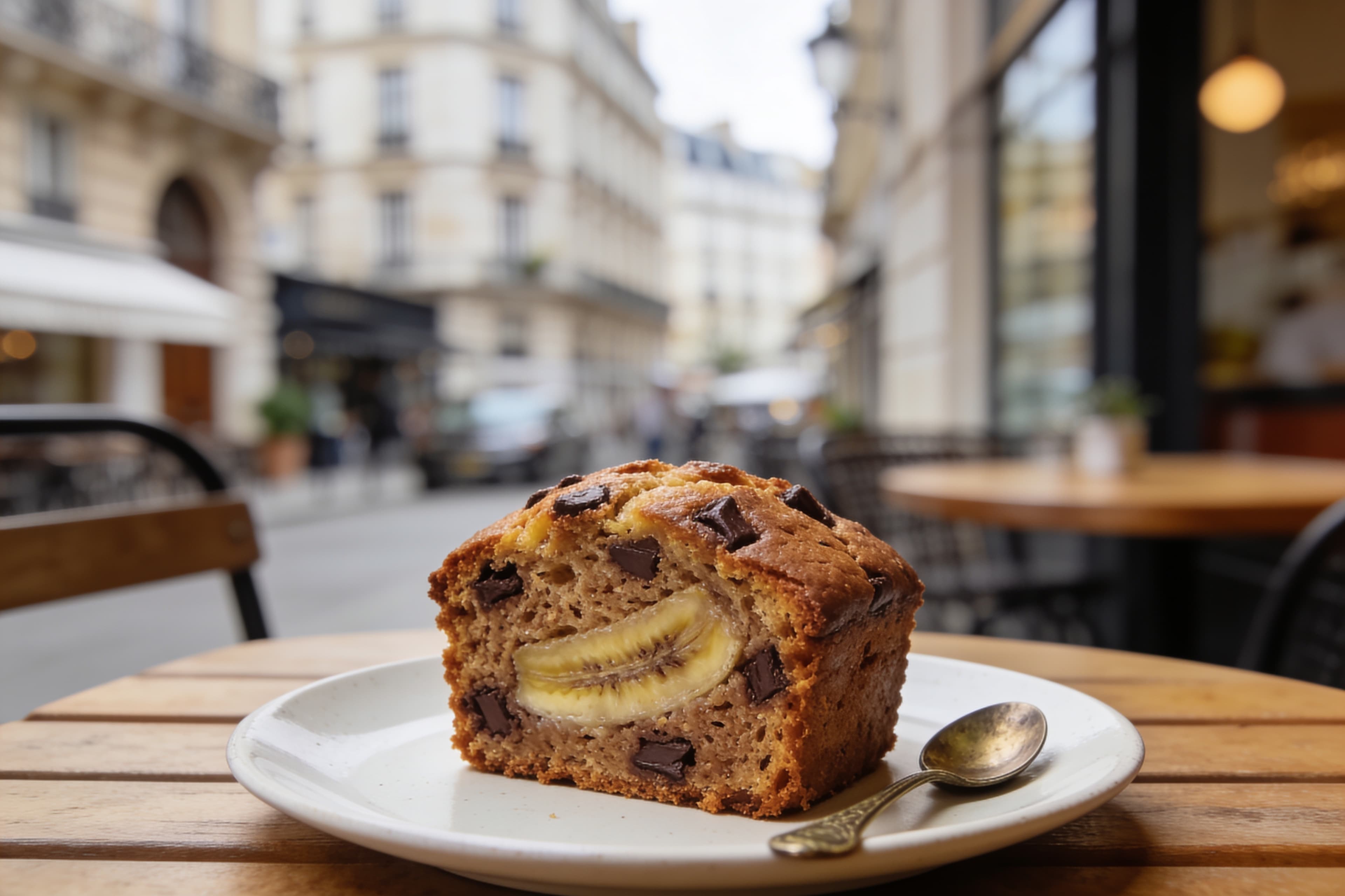 Gâteau Banane Chocolat à l'Air Fryer sans Sucre ni Beurre