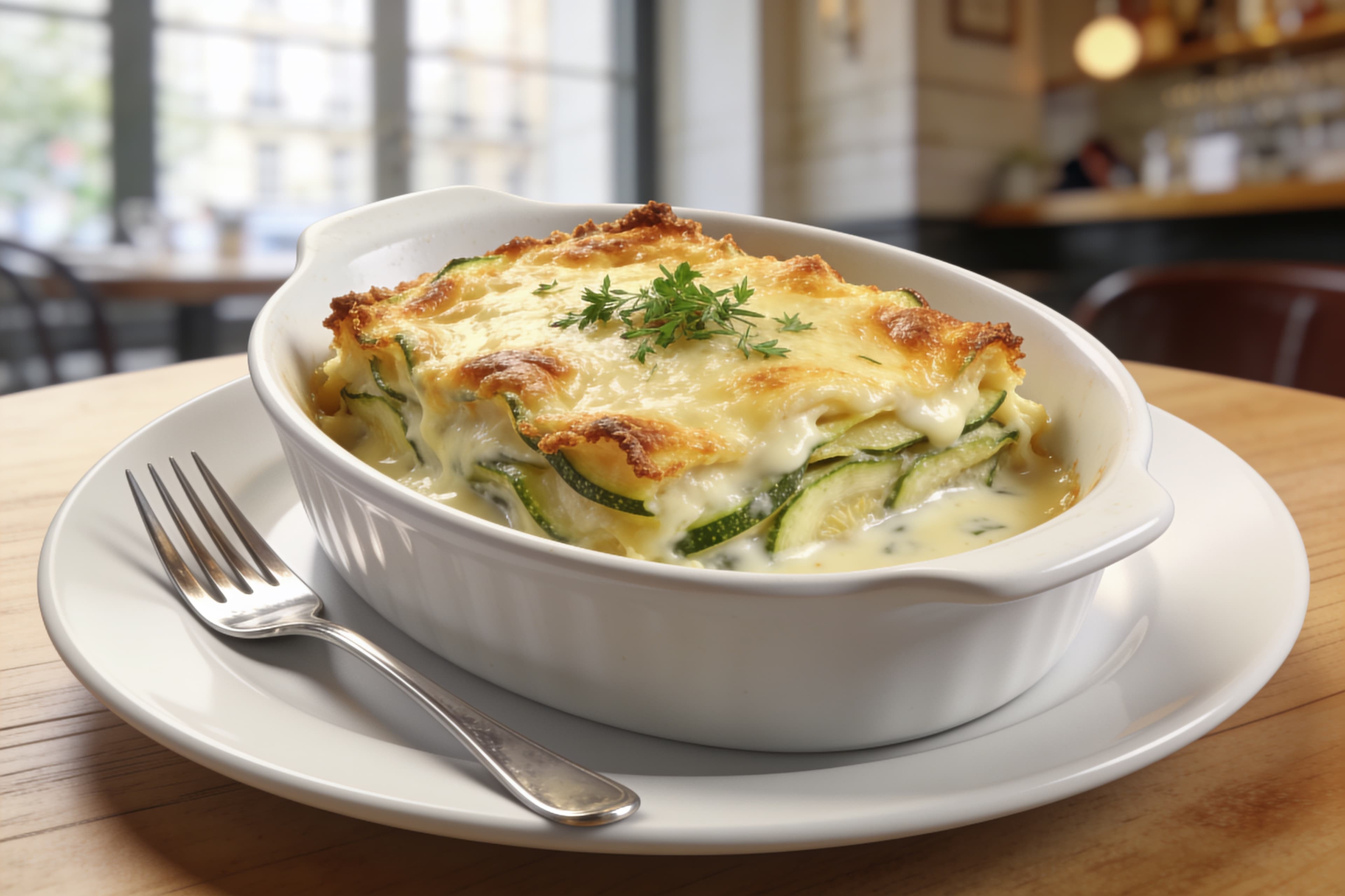 Gratin de Courgettes Healthy au Thermomix