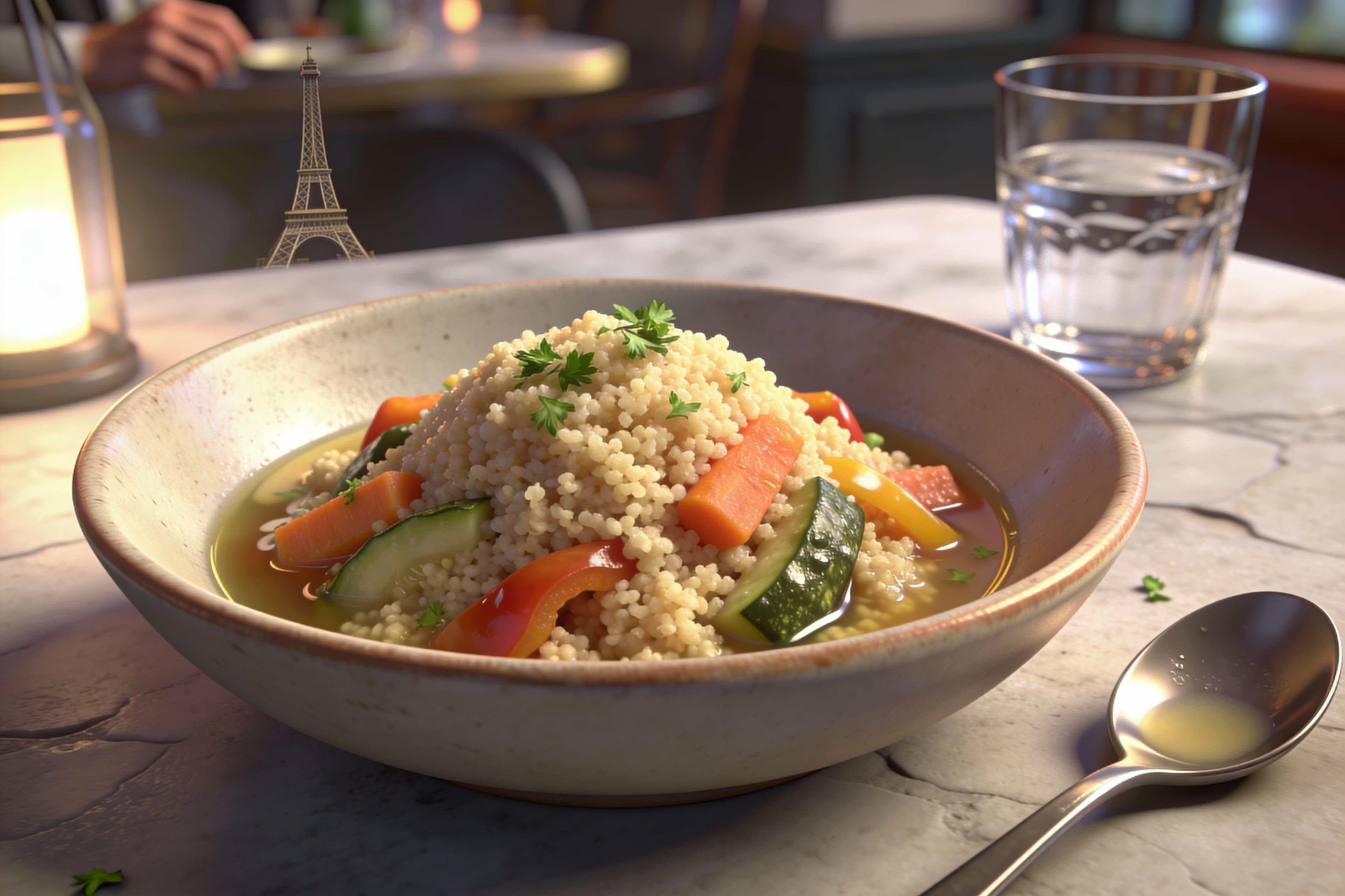 Couscous Pilaf aux Légumes Fondants