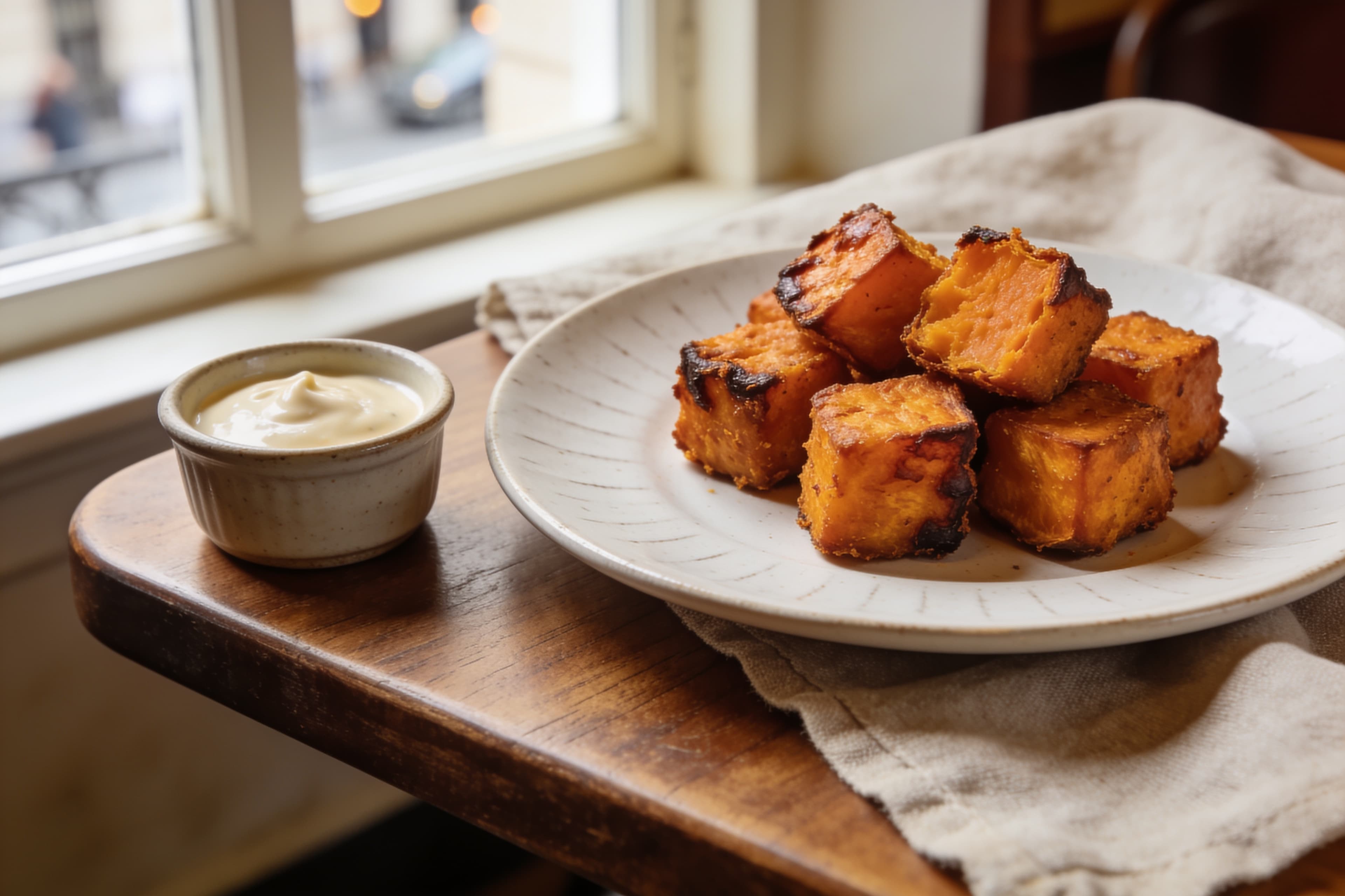 Nuggets de Patate Douce Croustillants à l'Air Fryer