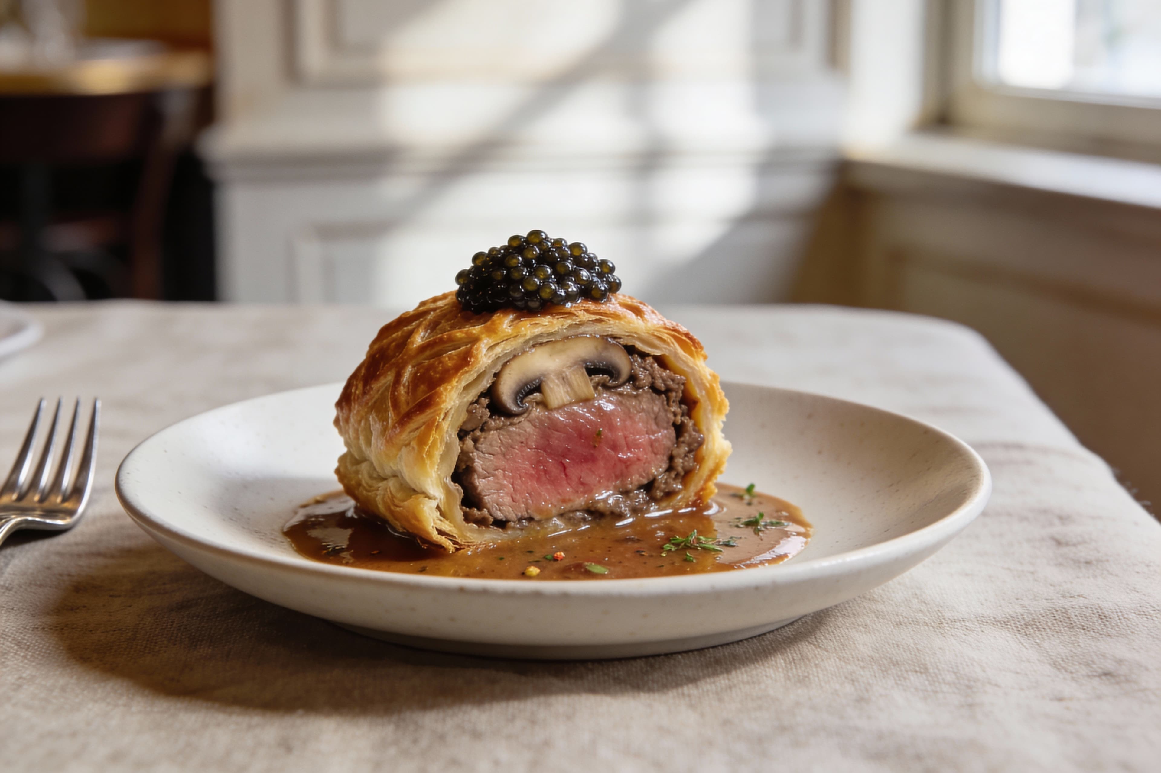 Wellington de Caviar au Matsutaké