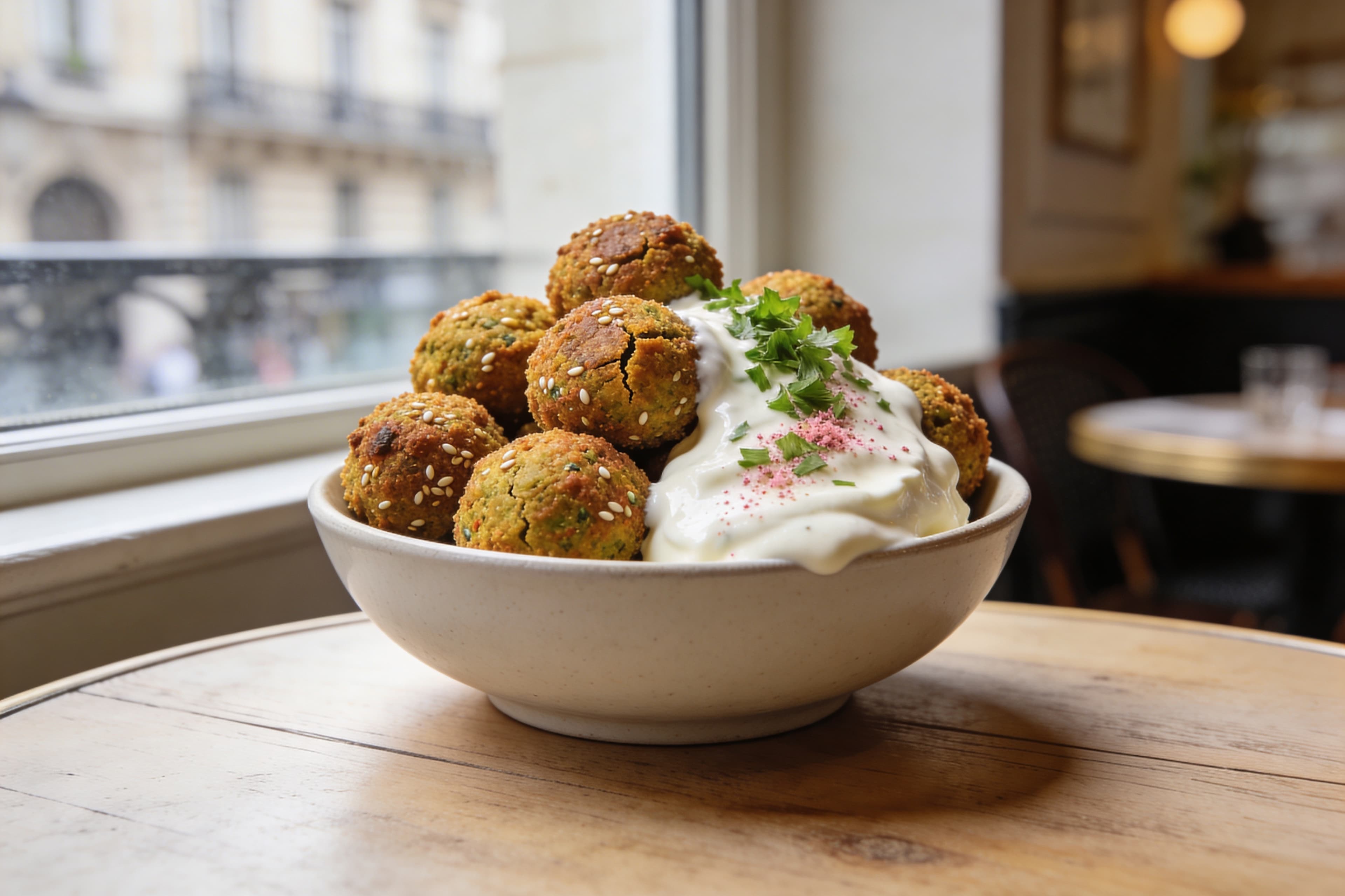 Falafel Maison et Sa Sauce Yaourt Crémeuse