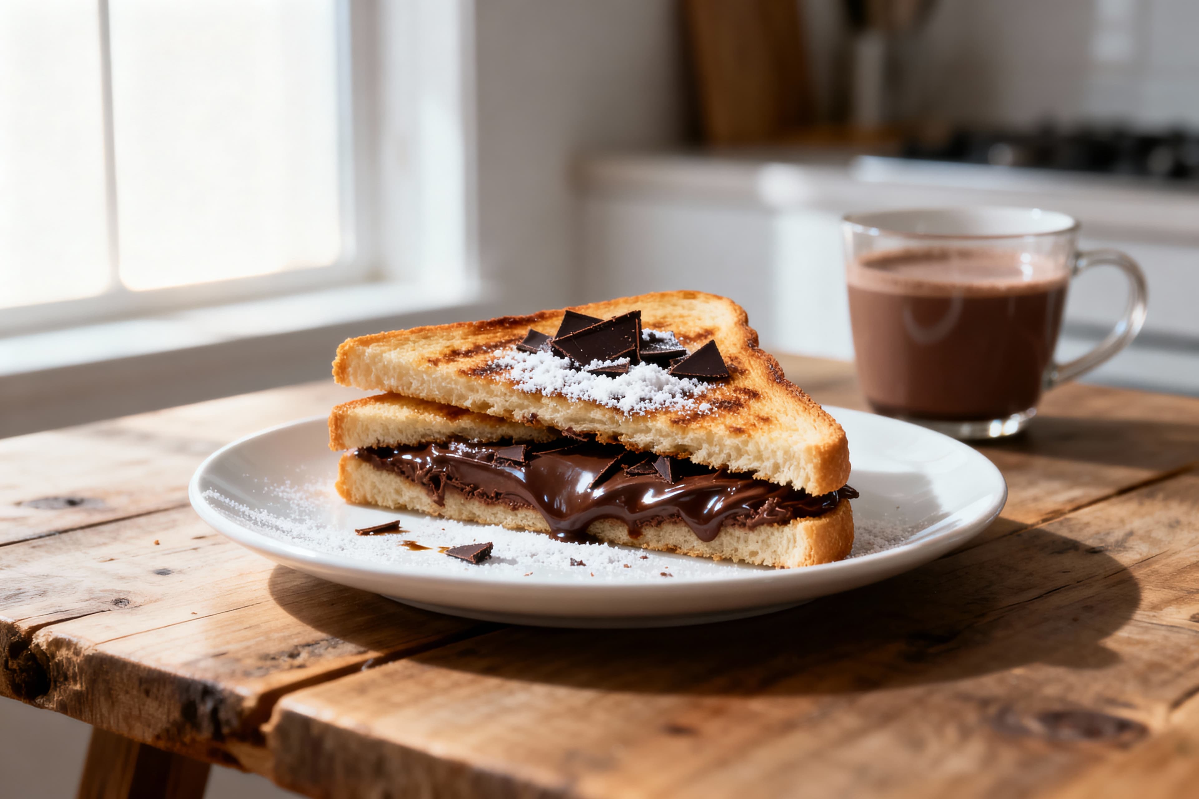 Sandwich au Cacao - Délice Chocolaté Gourmand