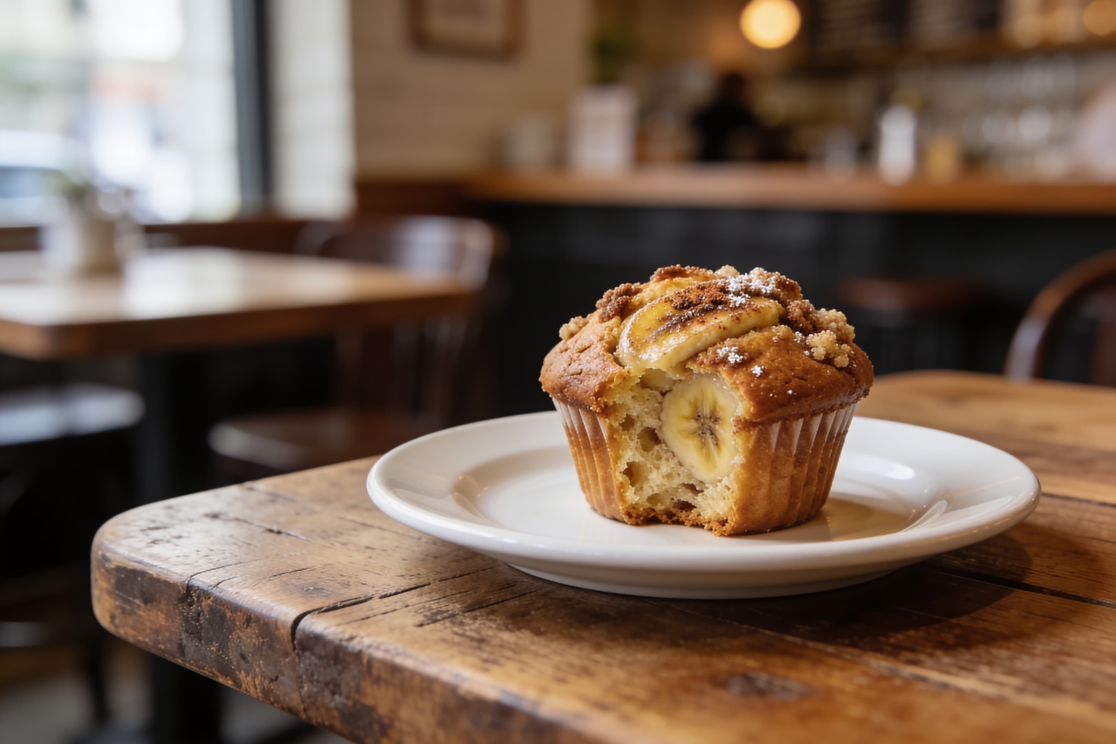Muffins à la banane et cannelle