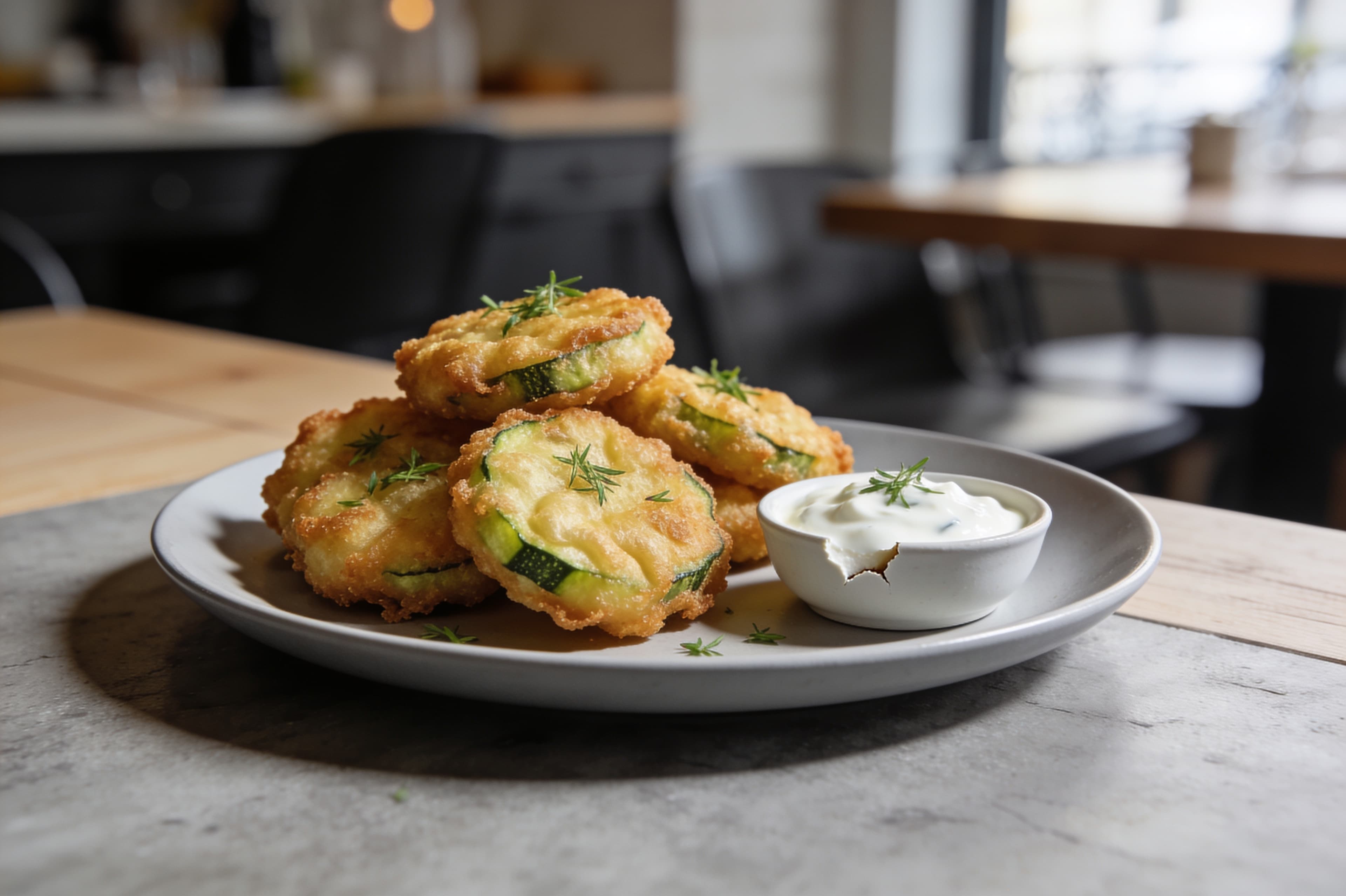 Beignets de Courgette à l'Air Fryer Rapide