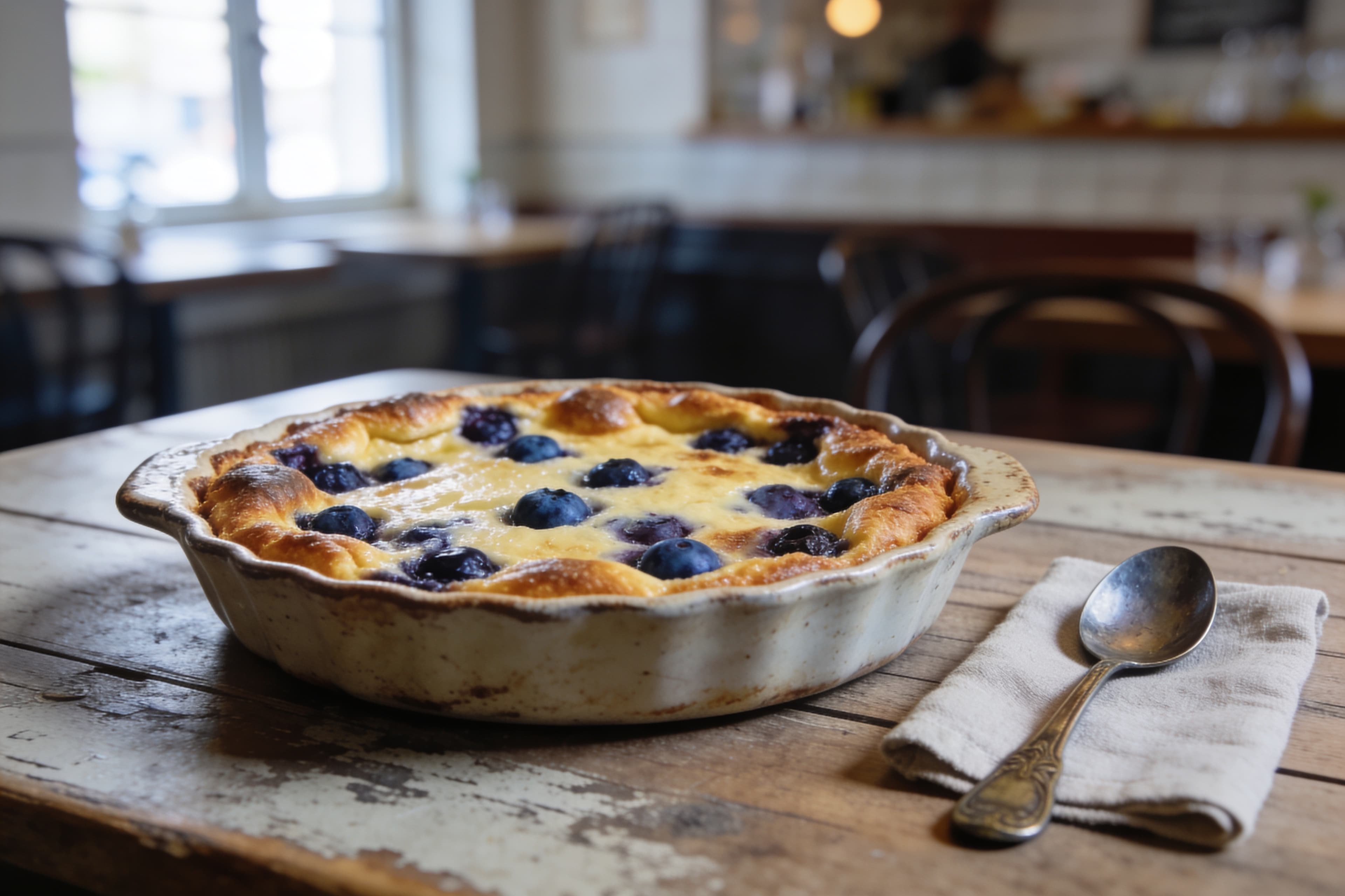 Clafoutis aux Myrtilles au Thermomix