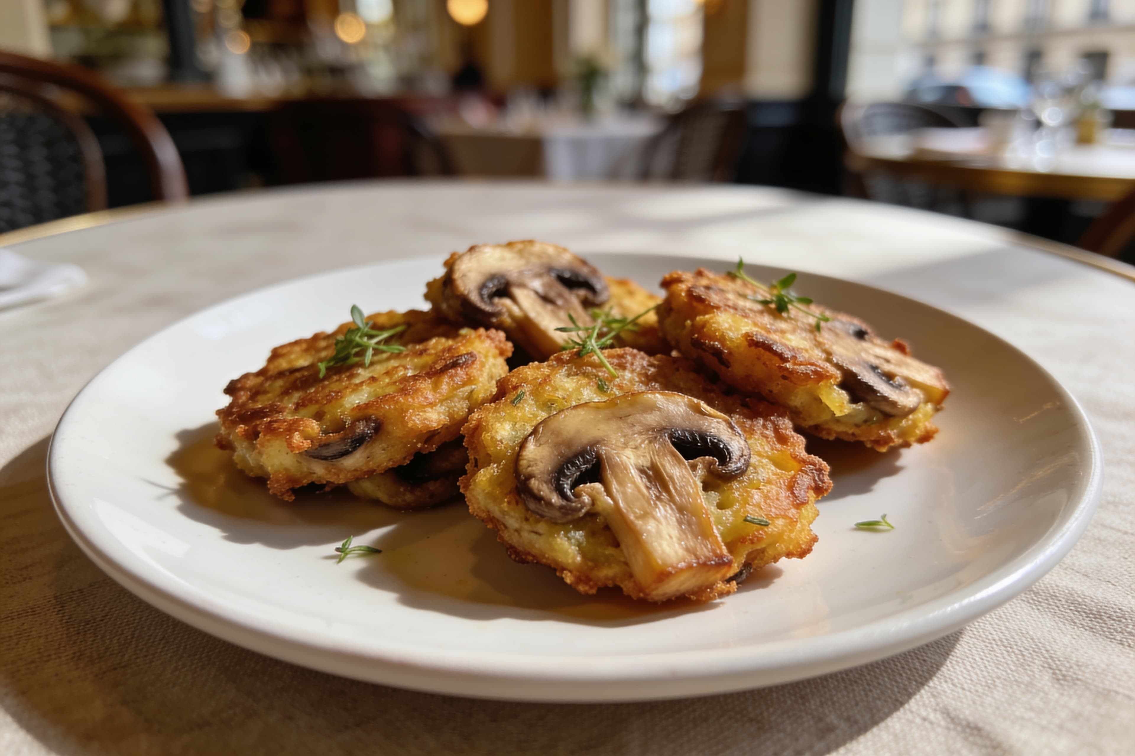 Beignets de Champignons à l'Air Fryer