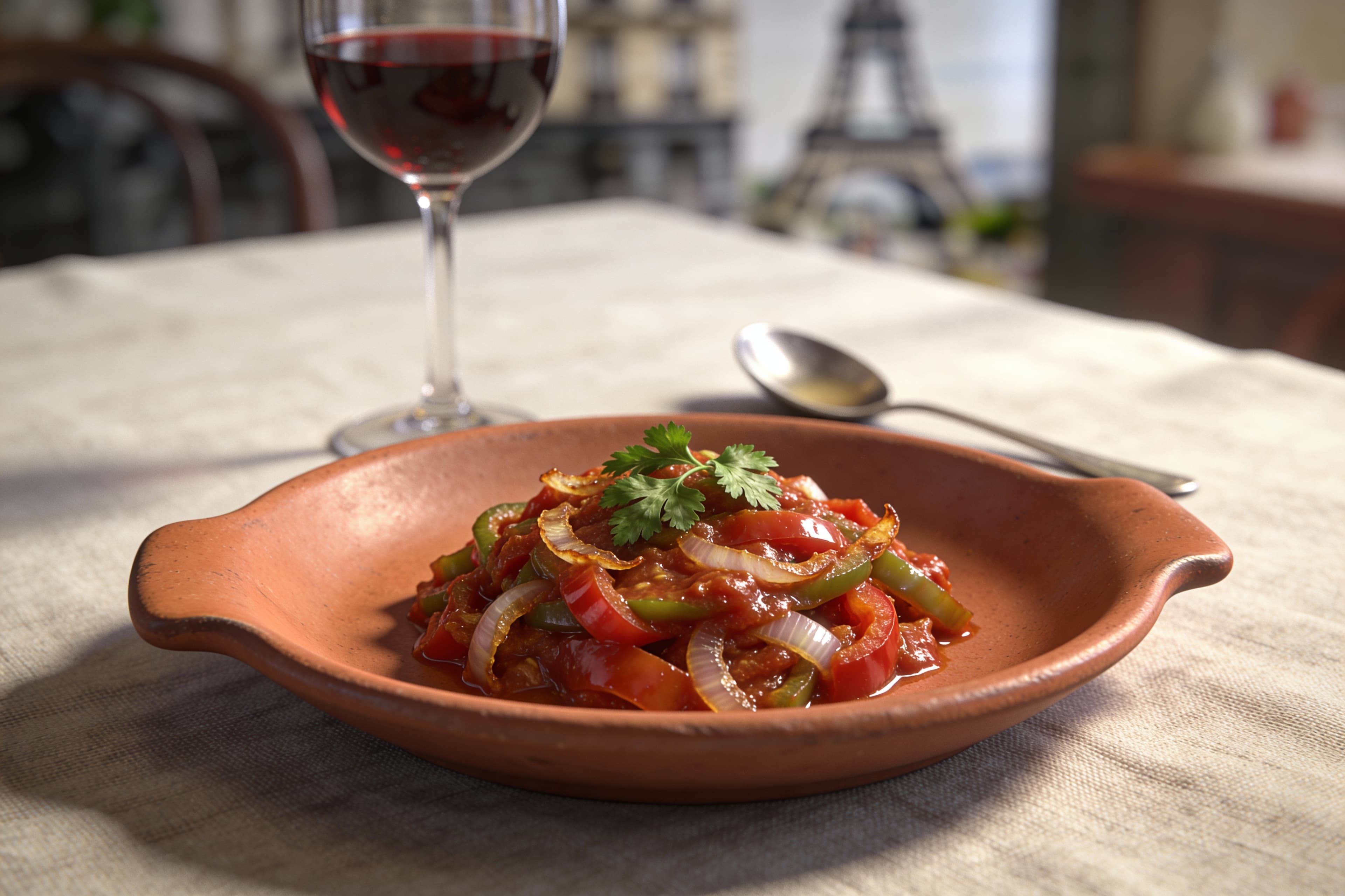 Piperade au Piment d'Espelette