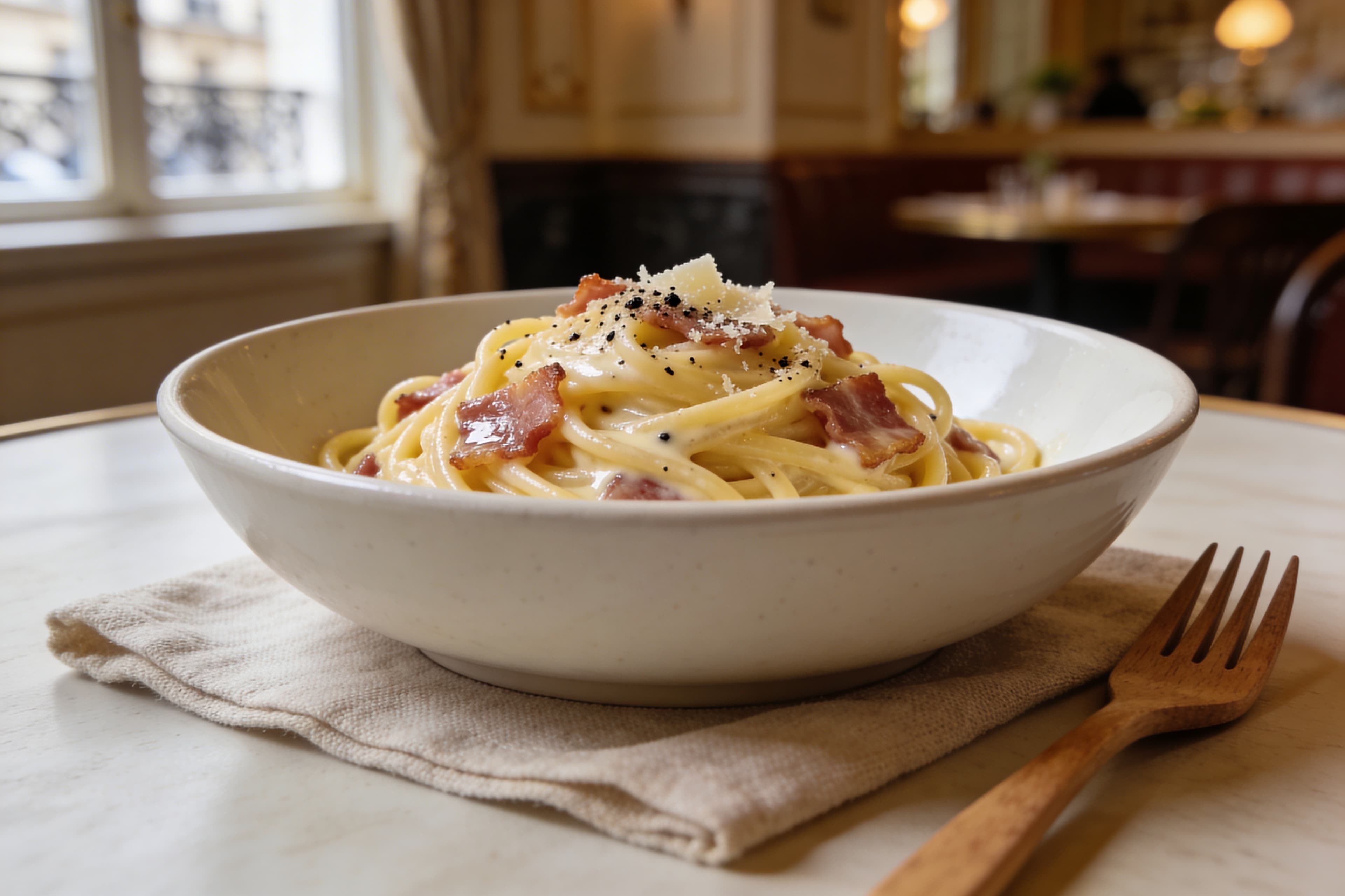 Pâtes Carbonara au Thermomix