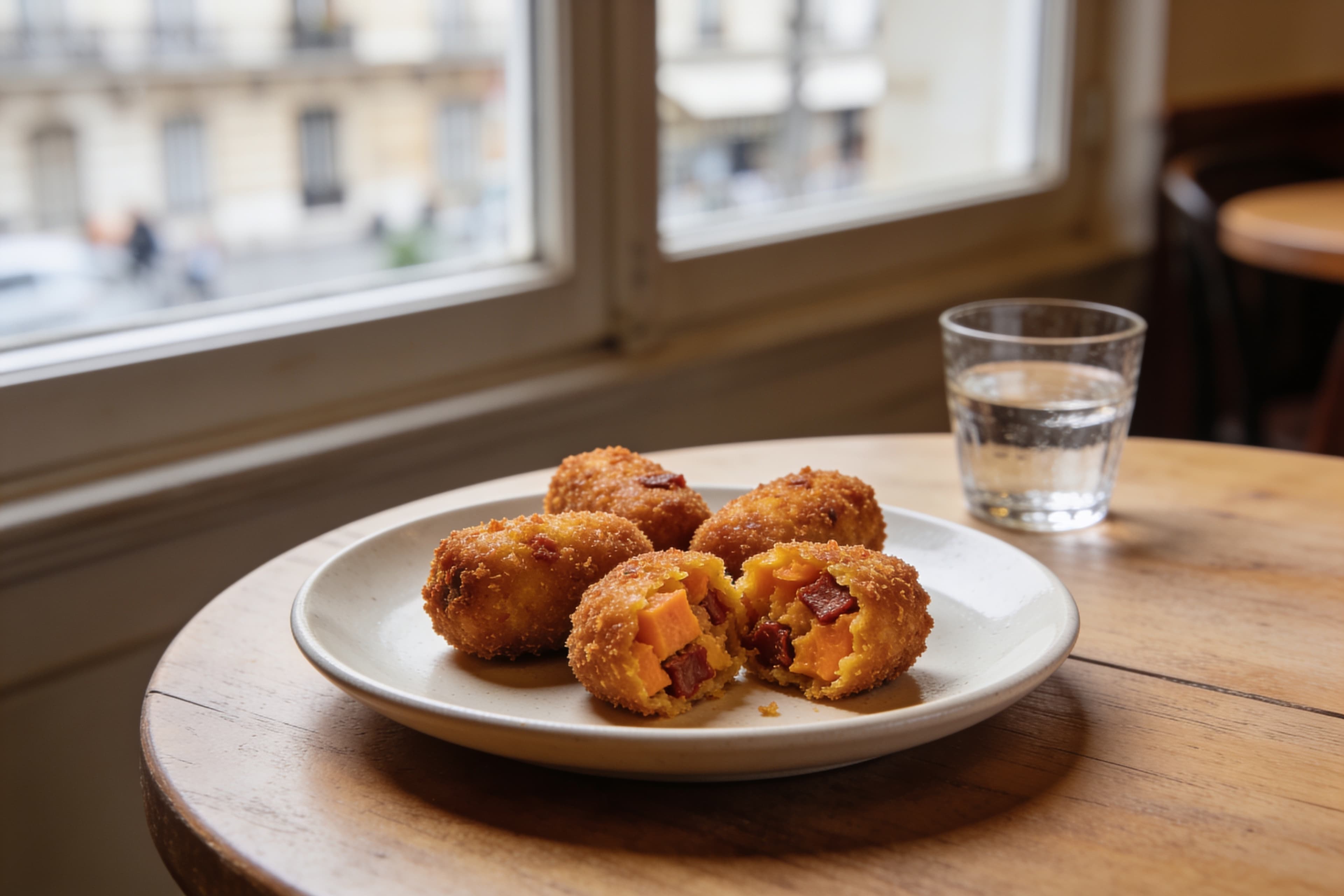 Croquettes de Patate Douce et Chorizo à l'Air Fryer