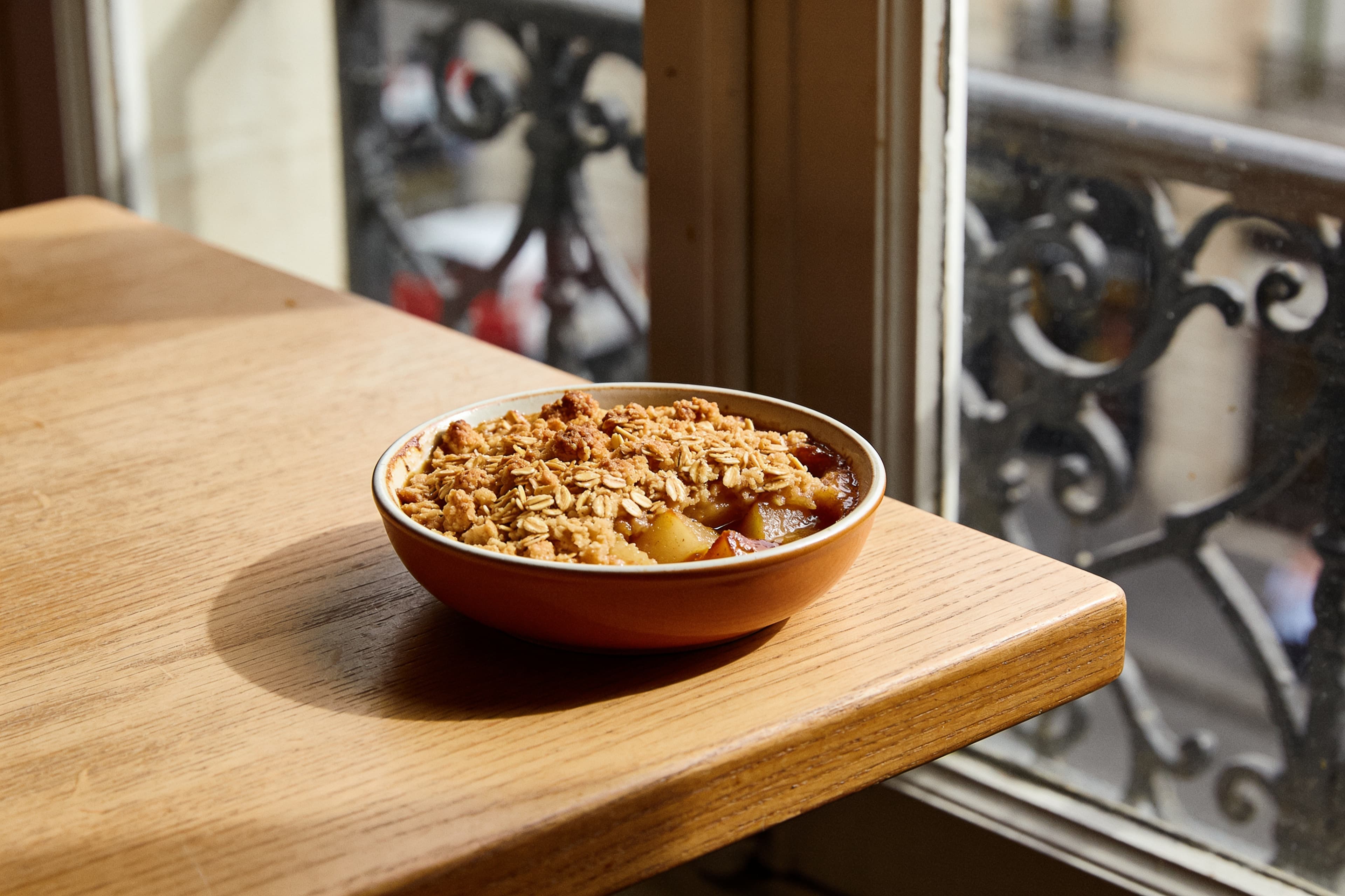 Crumble aux Pommes, Croustillant Beurre et Flocons d'Avoine