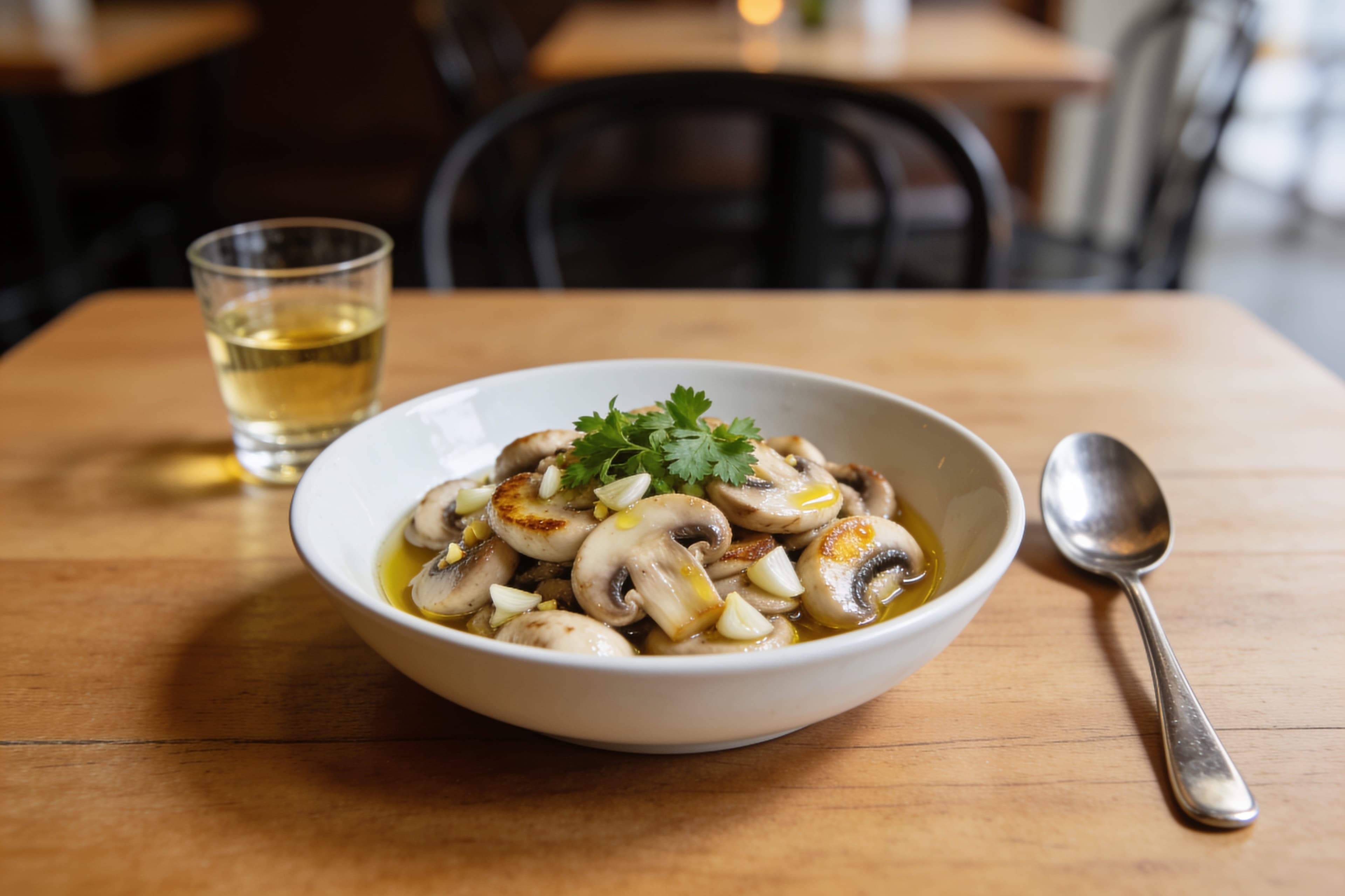 Poêlée de Champignons de Paris à l'Ail Rapide