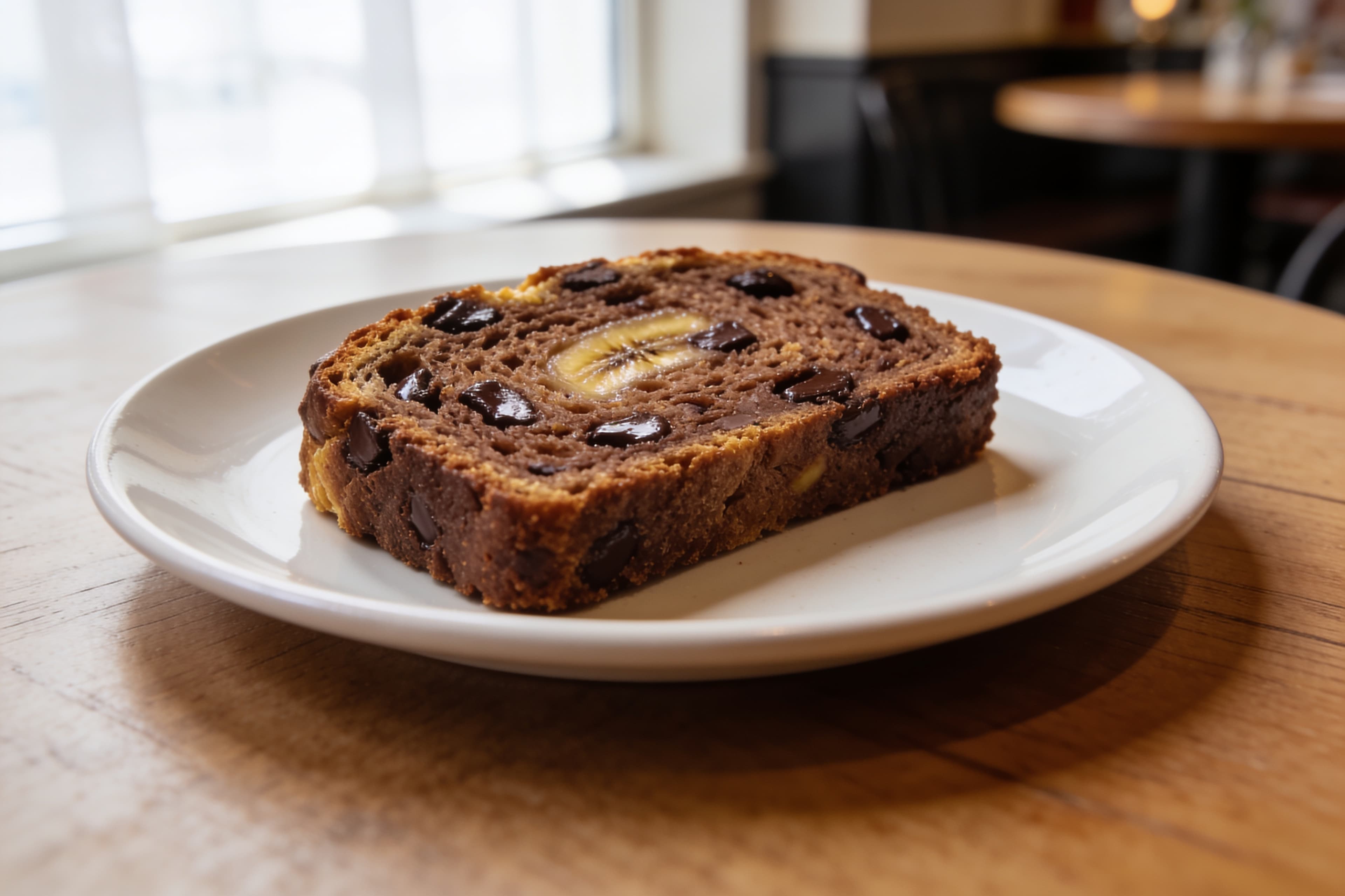 Banana Bread Chocolaté Sain
