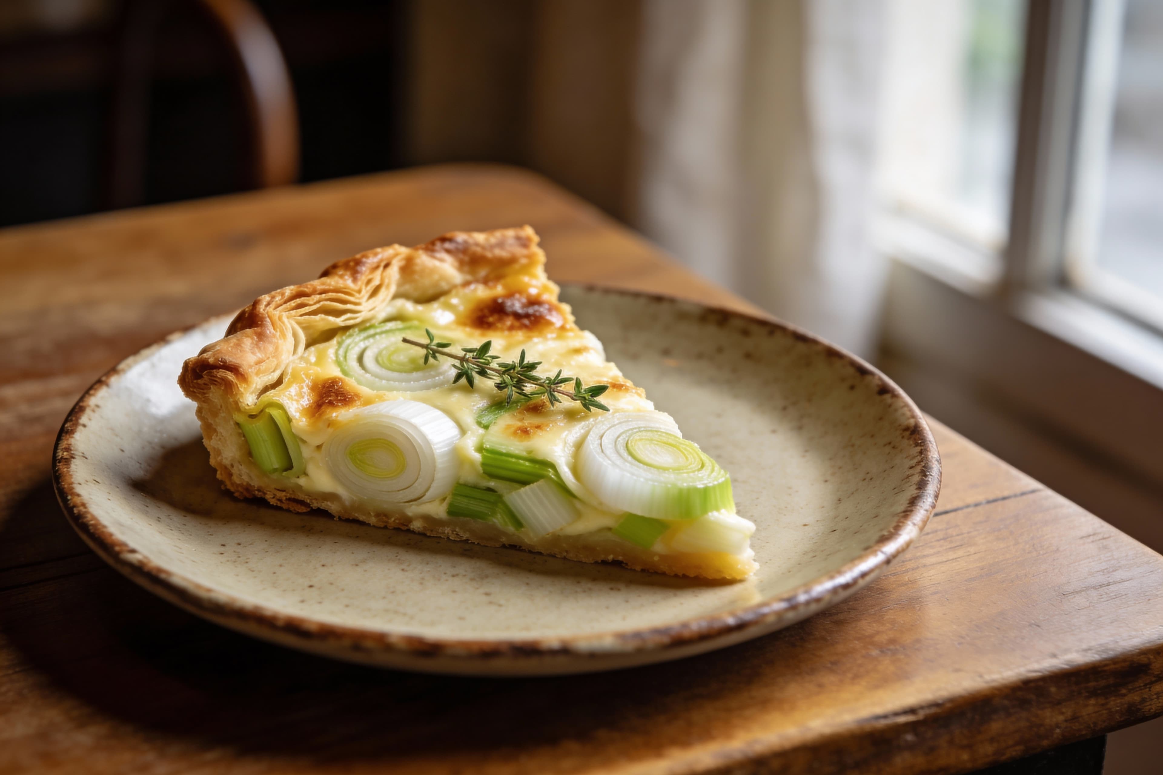 Tarte aux Poireaux à l'Ancienne