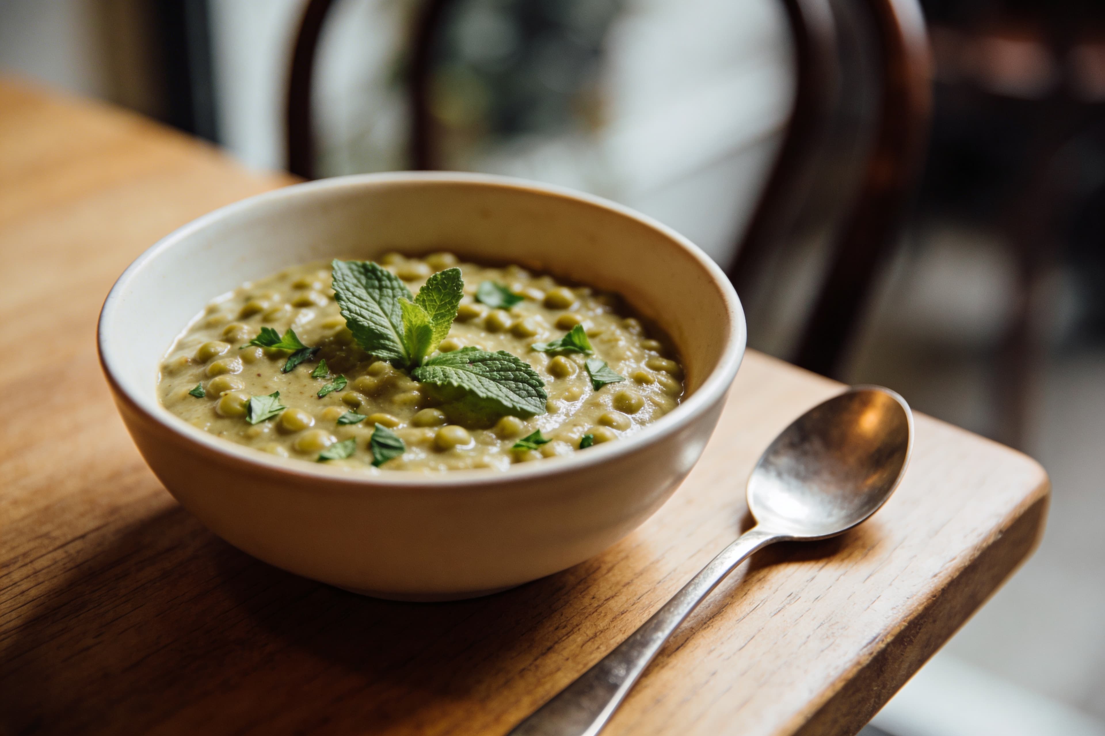 Purée de Pois Cassés à la Menthe au Thermomix