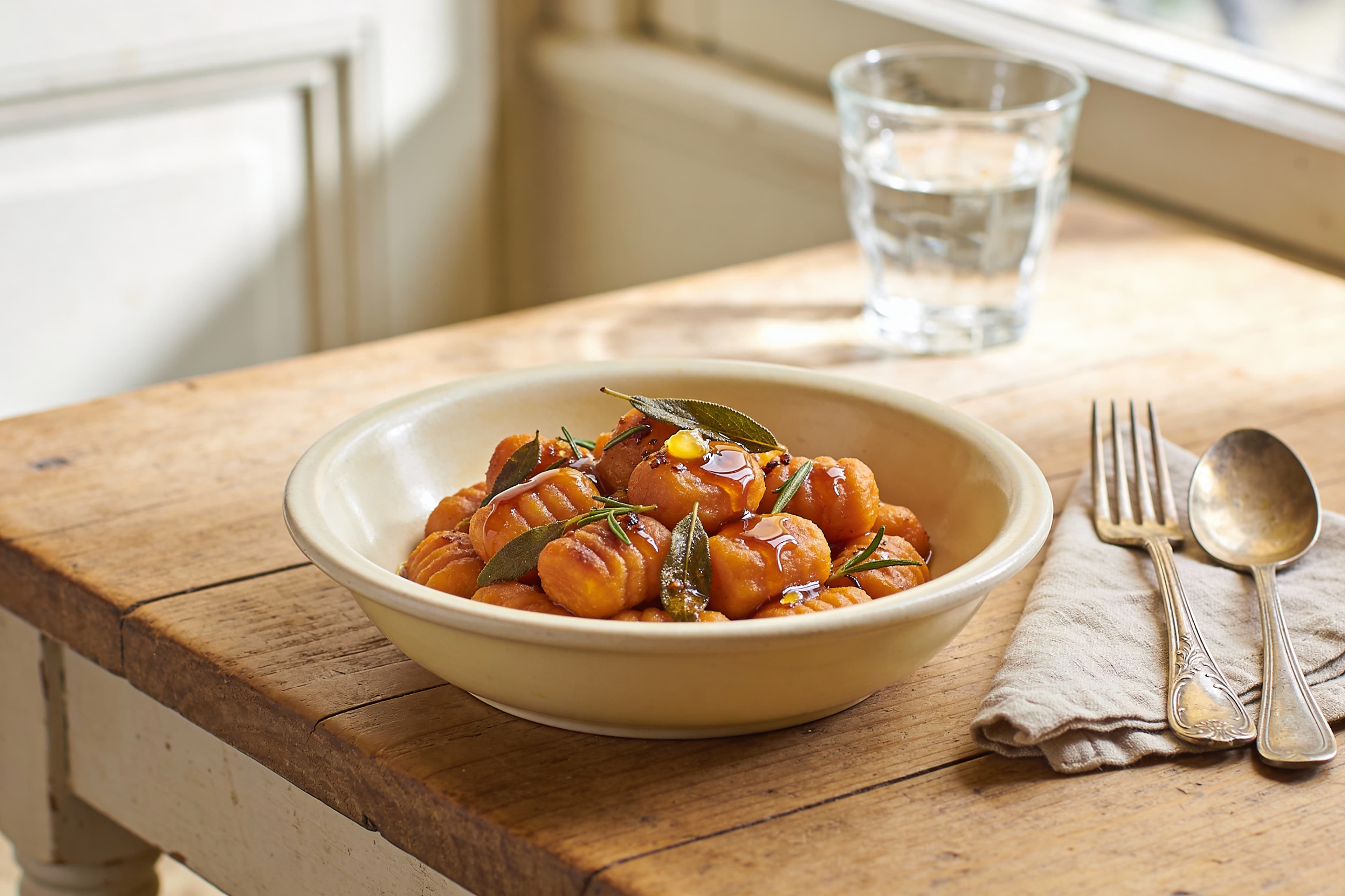 Gnocchis de Patate Douce à la Sauge et Beurre Noisette