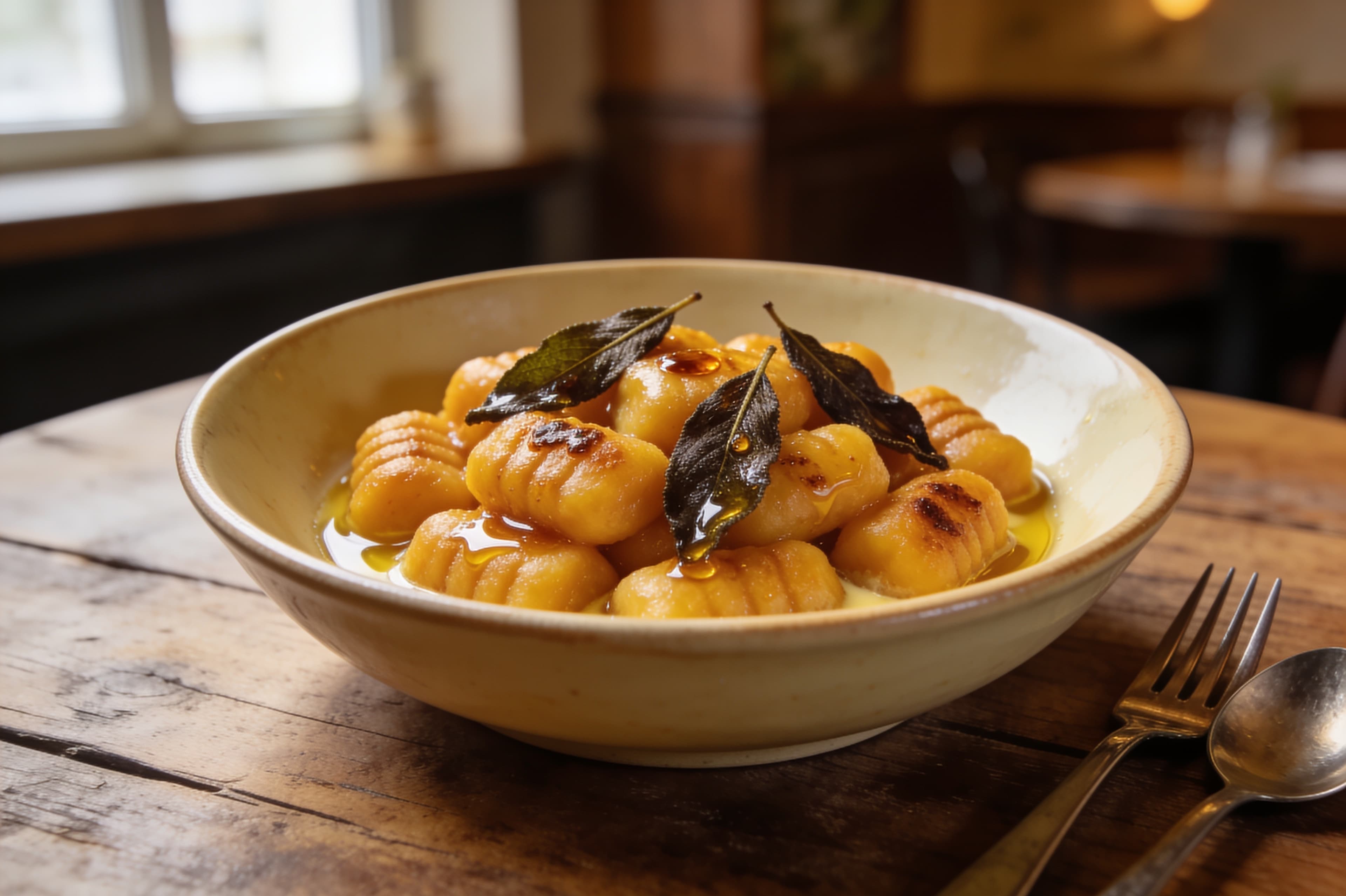 Gnocchi de Butternut au Beurre et Sauge