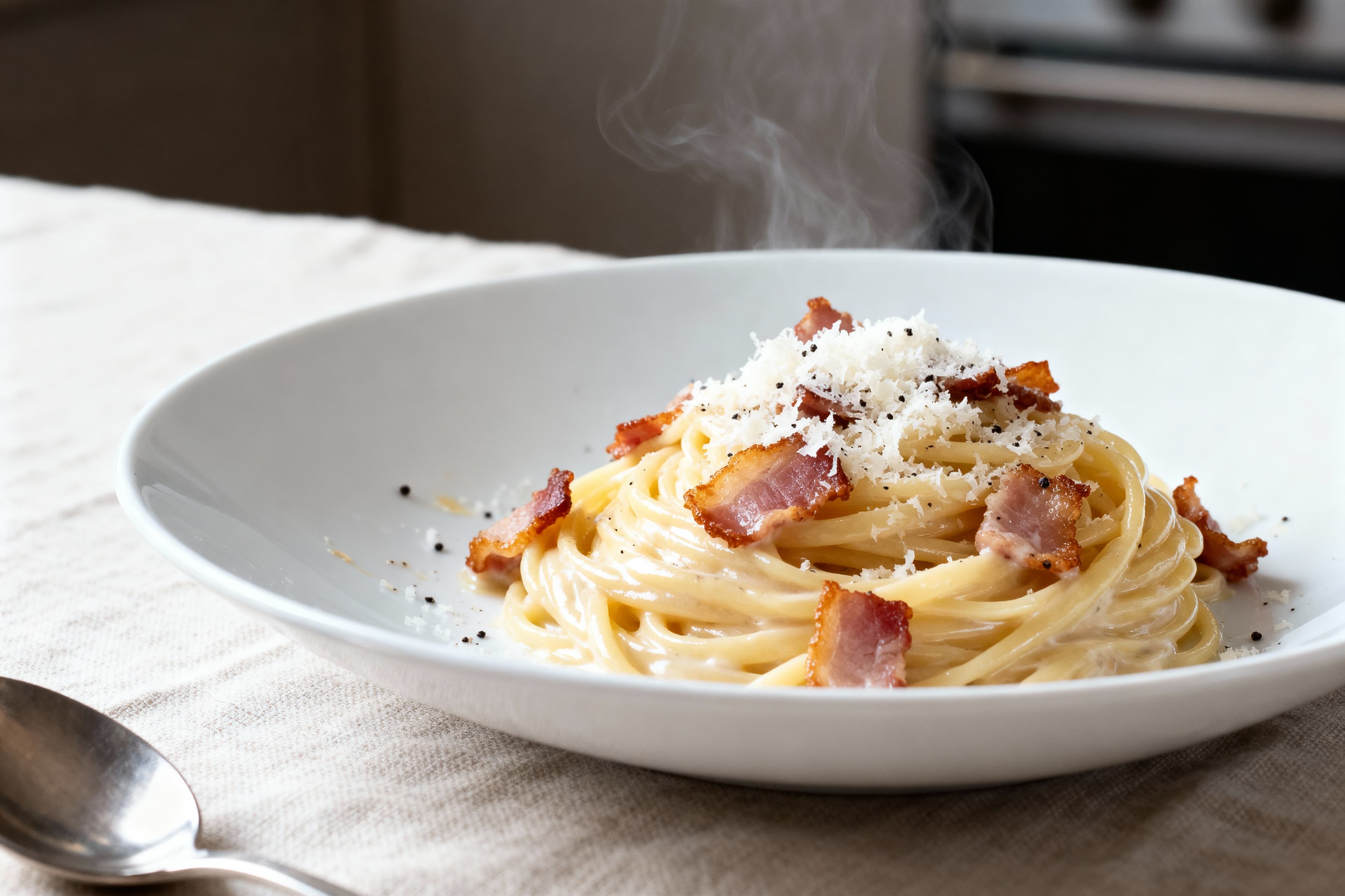 Spaghetti Carbonara à l'Italienne