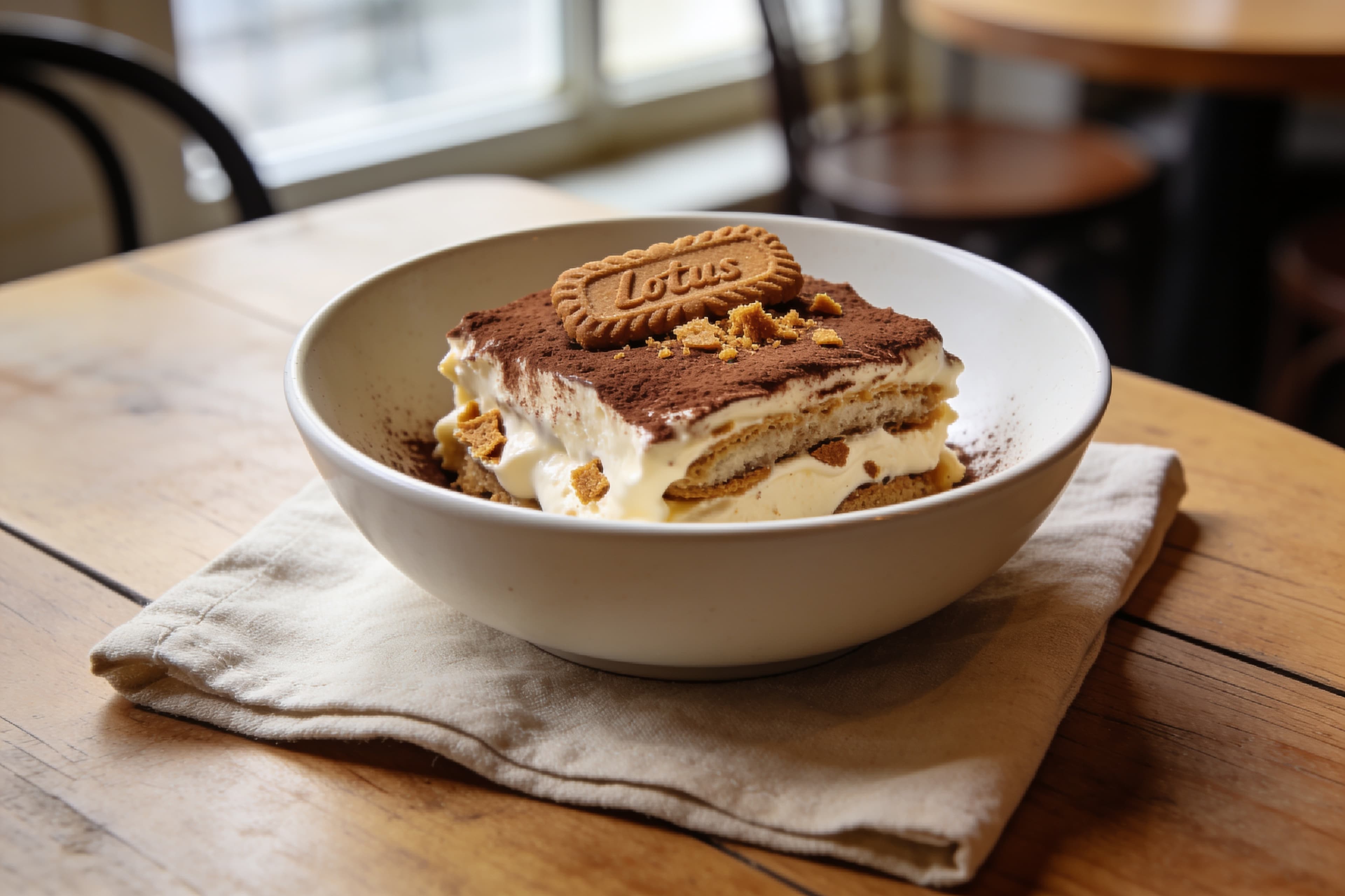 Tiramisu Spéculoos Allégé à l'Air Fryer