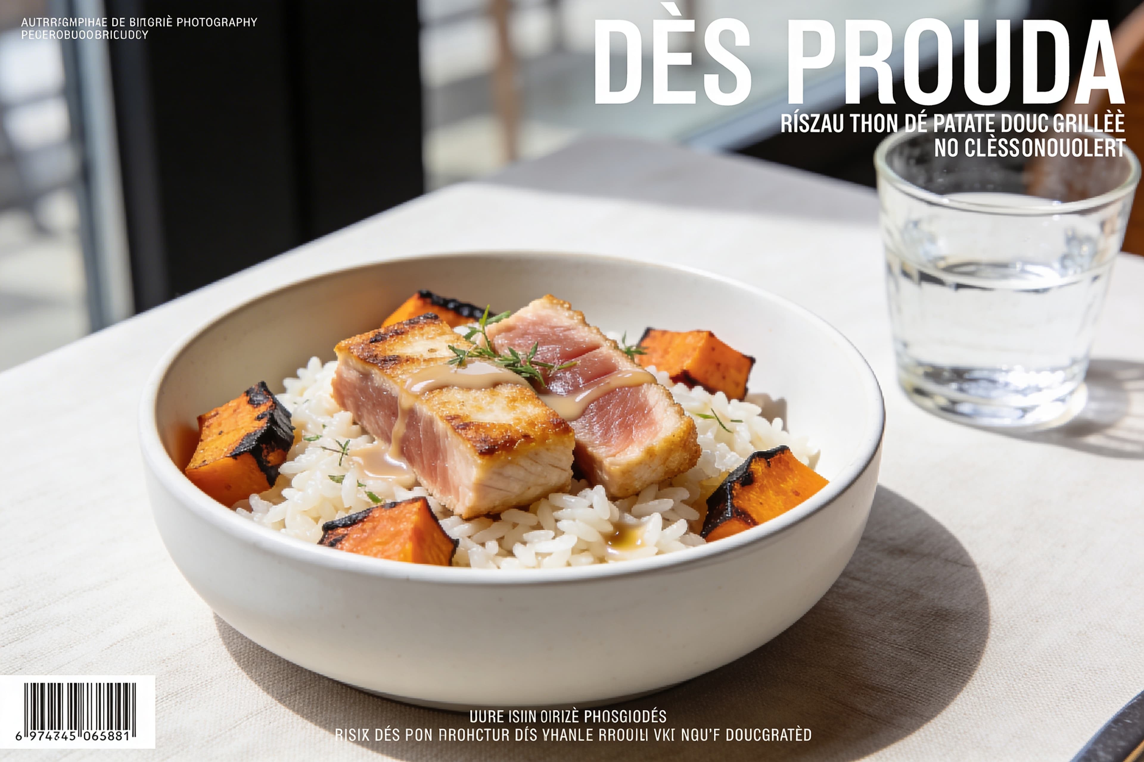 Riz au Thon et Patate Douce Grillée