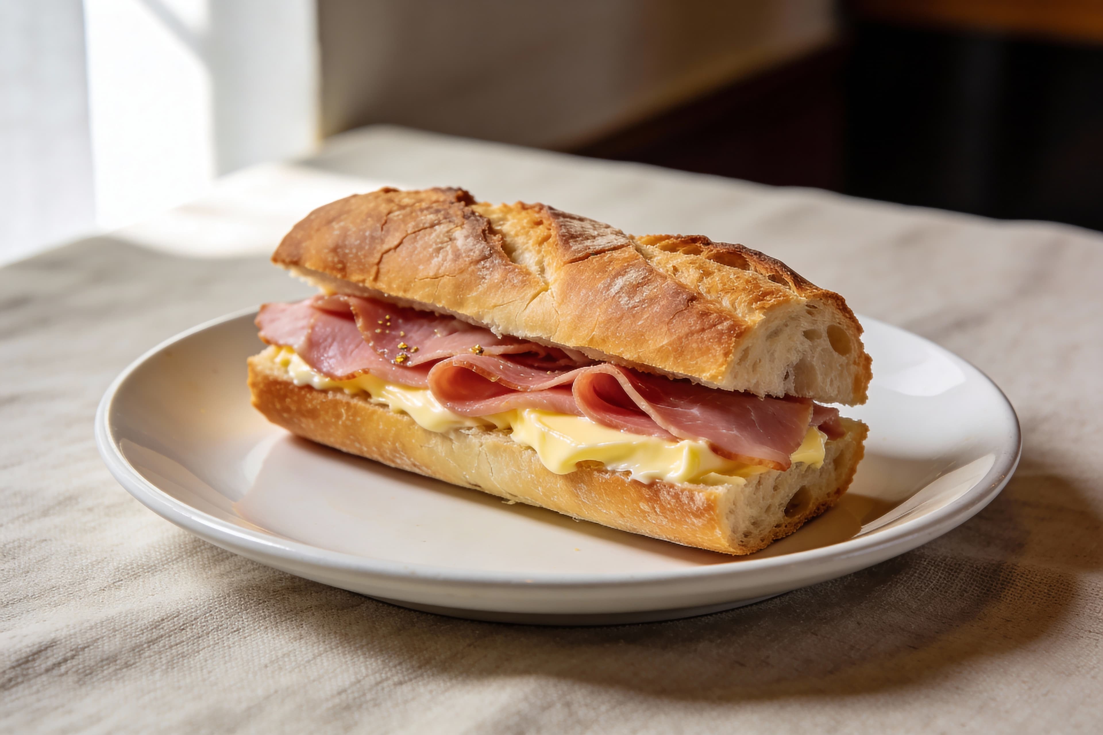 Sandwich Jambon Beurre à la Française
