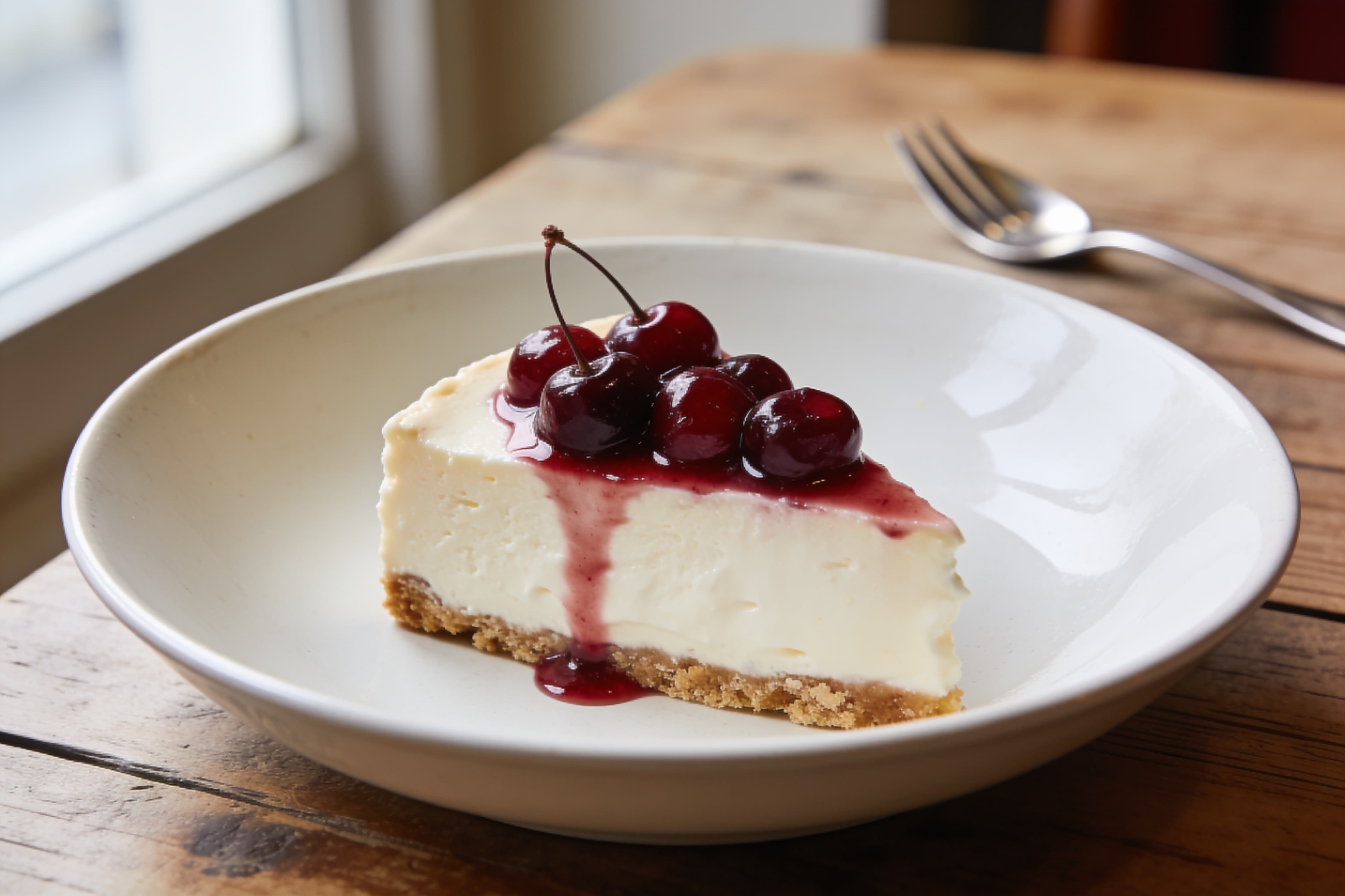 Gâteau Fromage Blanc et Cerises – La Rapidité du Raffiné
