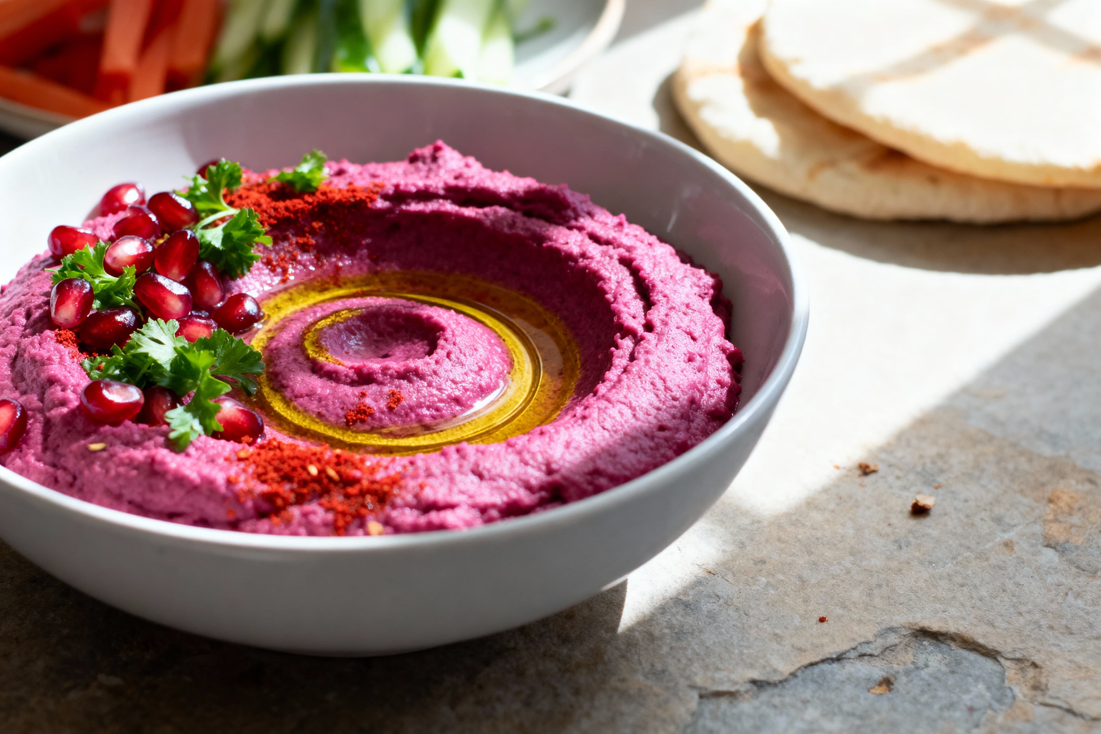 Houmous à la Betterave - Saveur Veloutée et Earthy