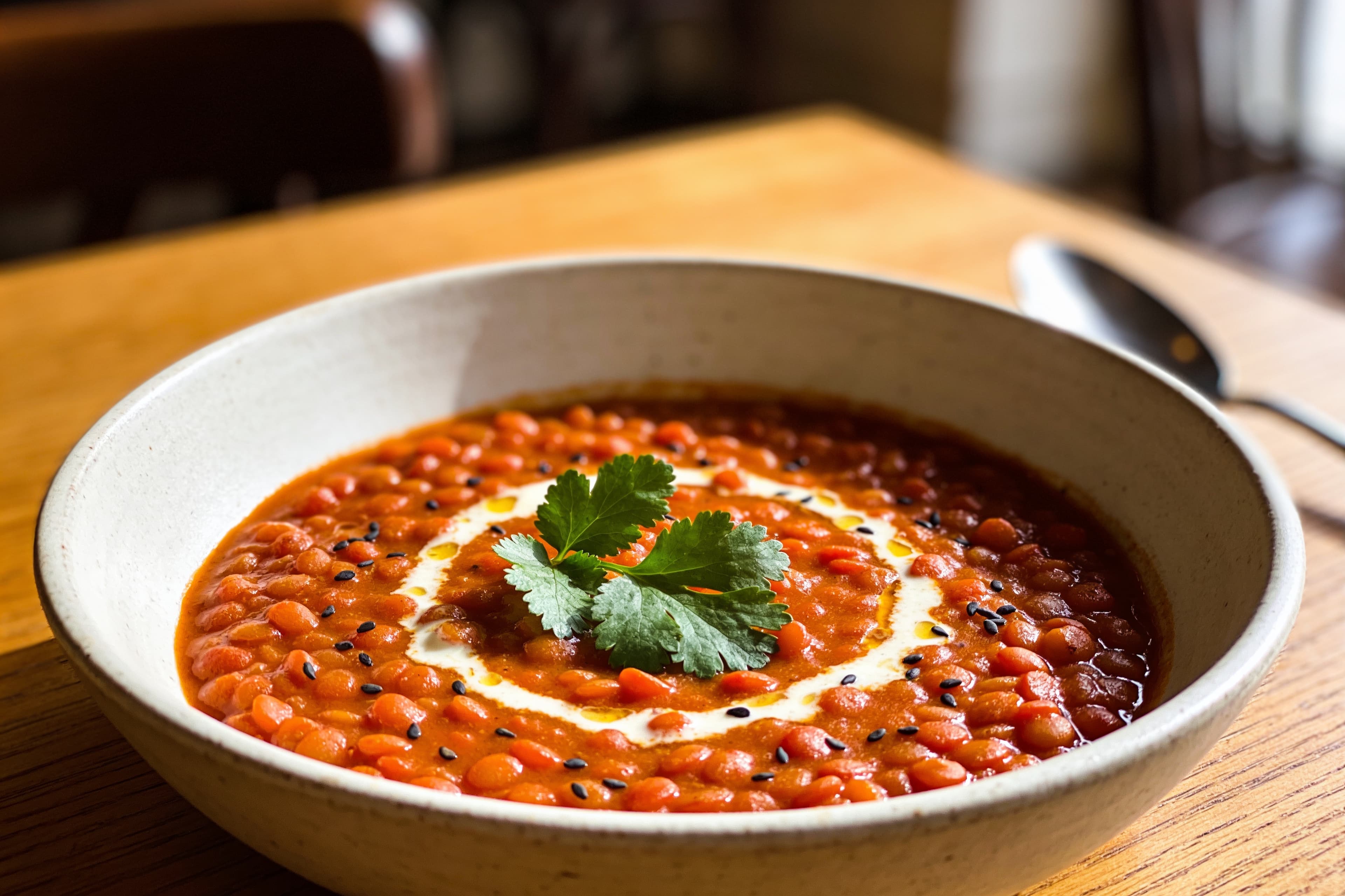 Curry de Lentilles Rouges Sain et Copieux