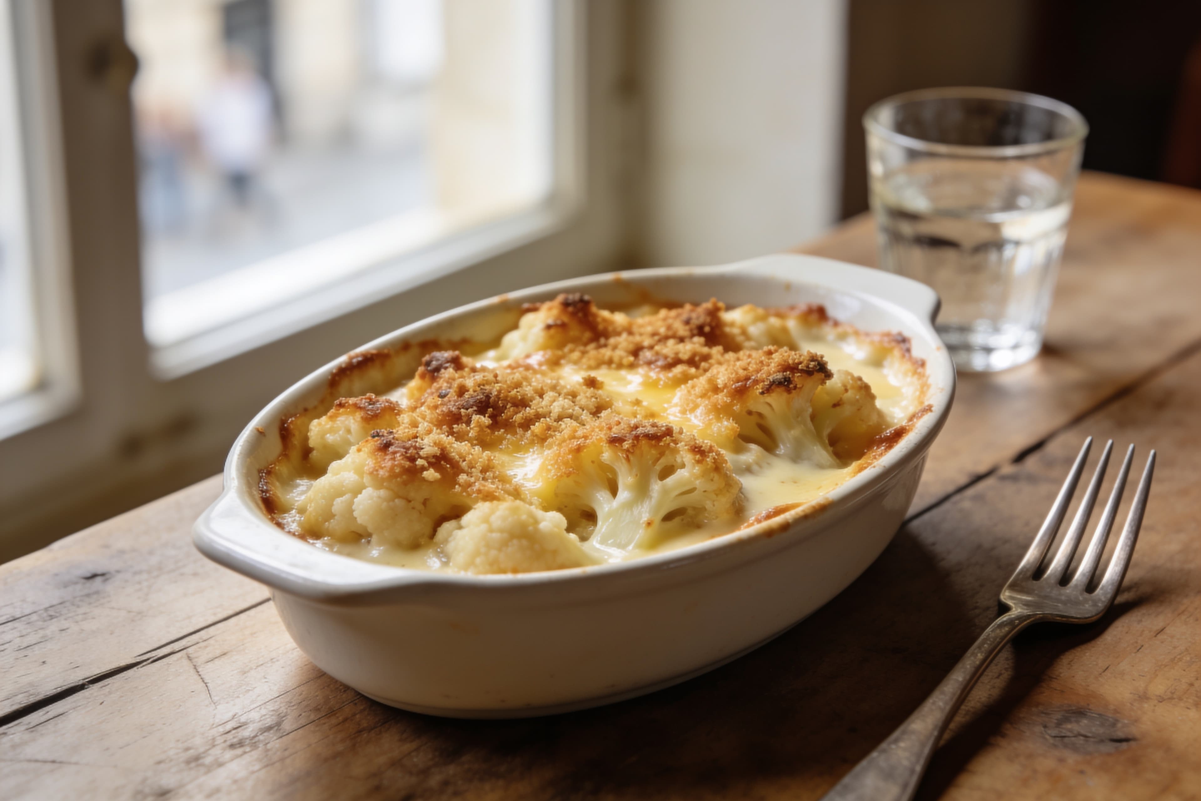 Gratin de Chou-fleur à l'Air Fryer