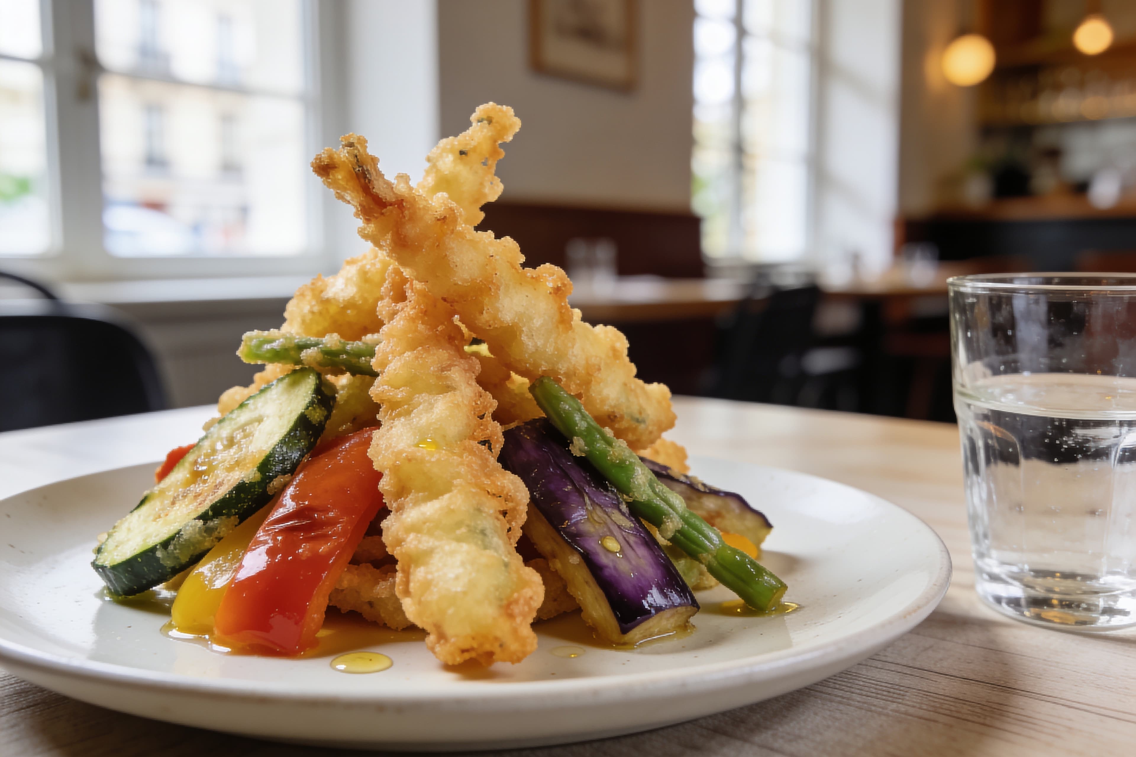 Tempura de Légumes à l'Air Fryer