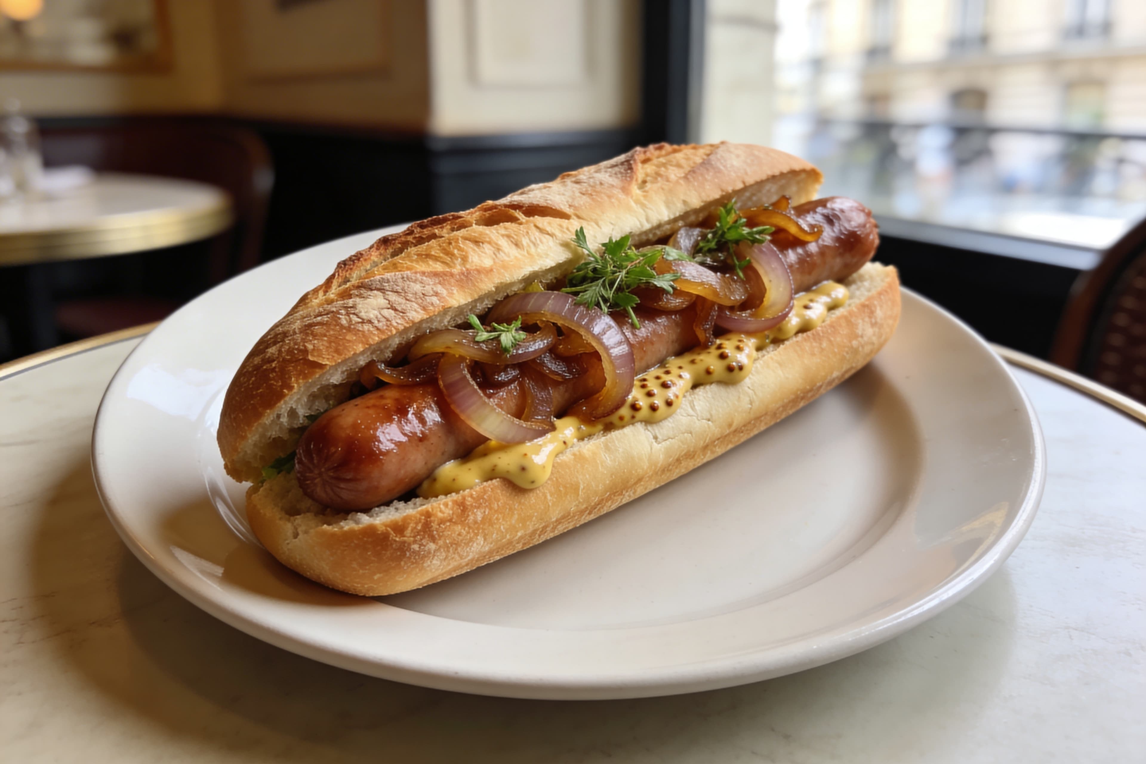 Hot Dog Gastronomique à la Française