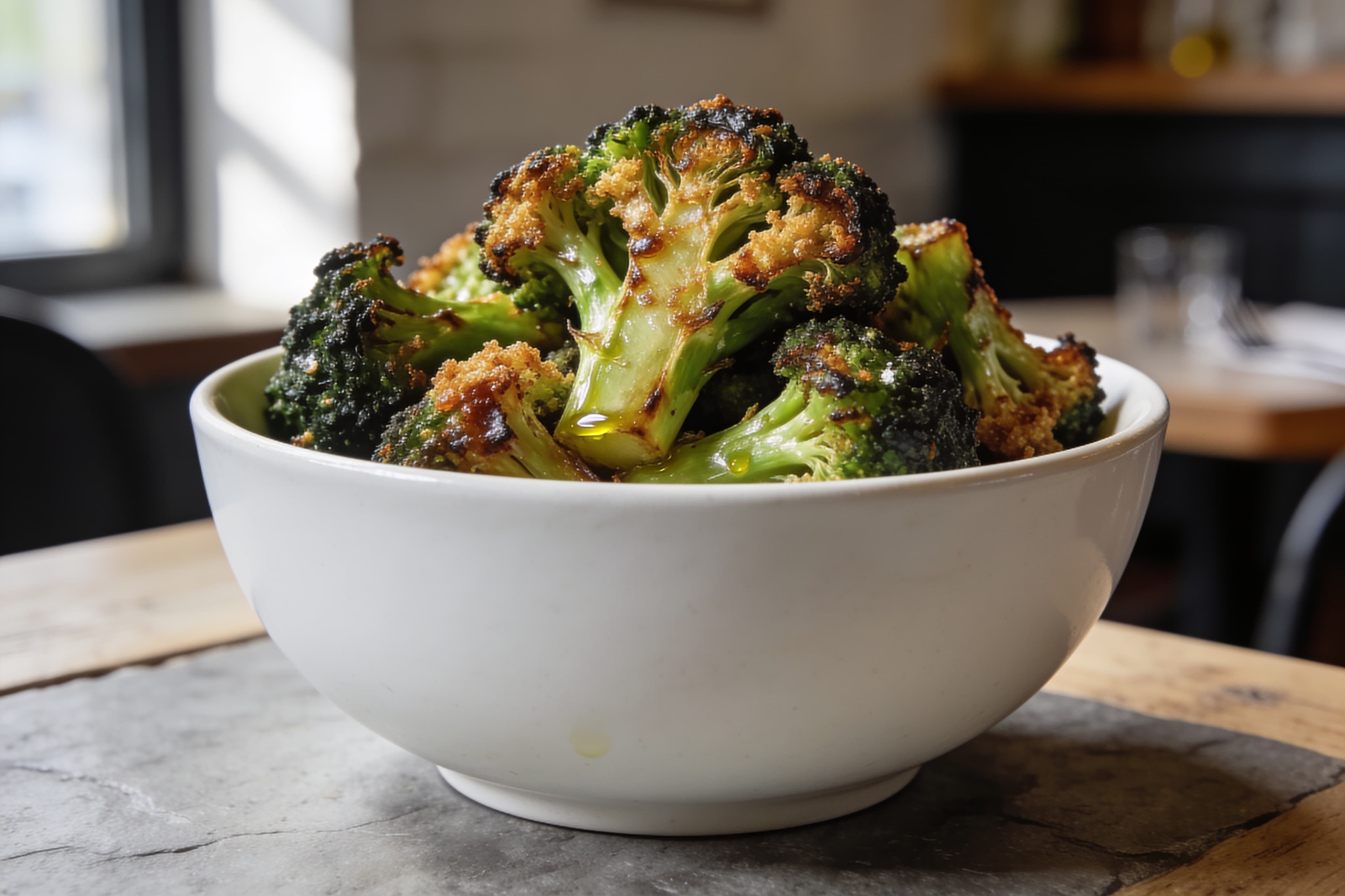 Brocoli Rôti Croustillant à l'Air Fryer