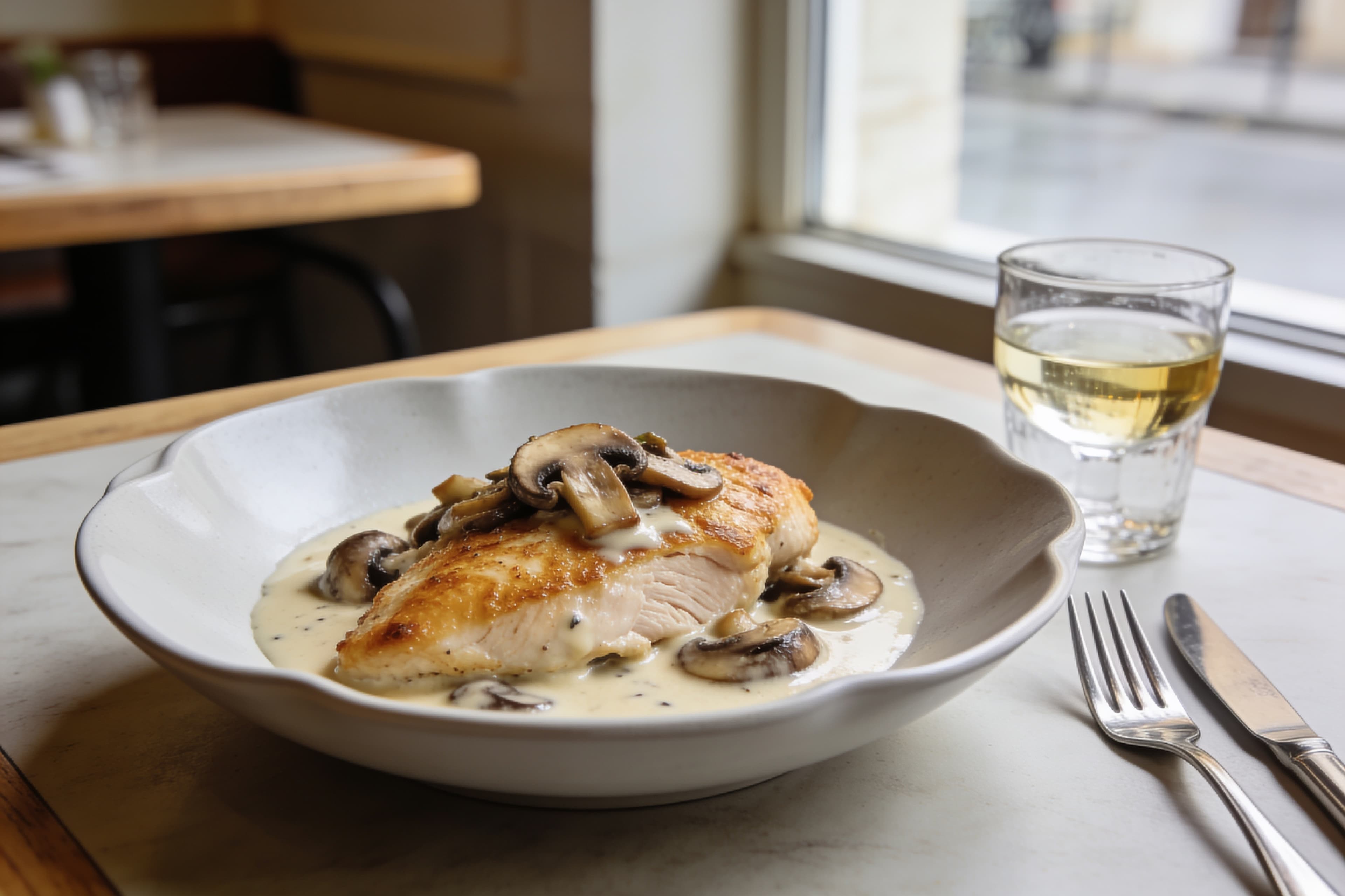 Escalope de Poulet aux Champignons au Cookeo