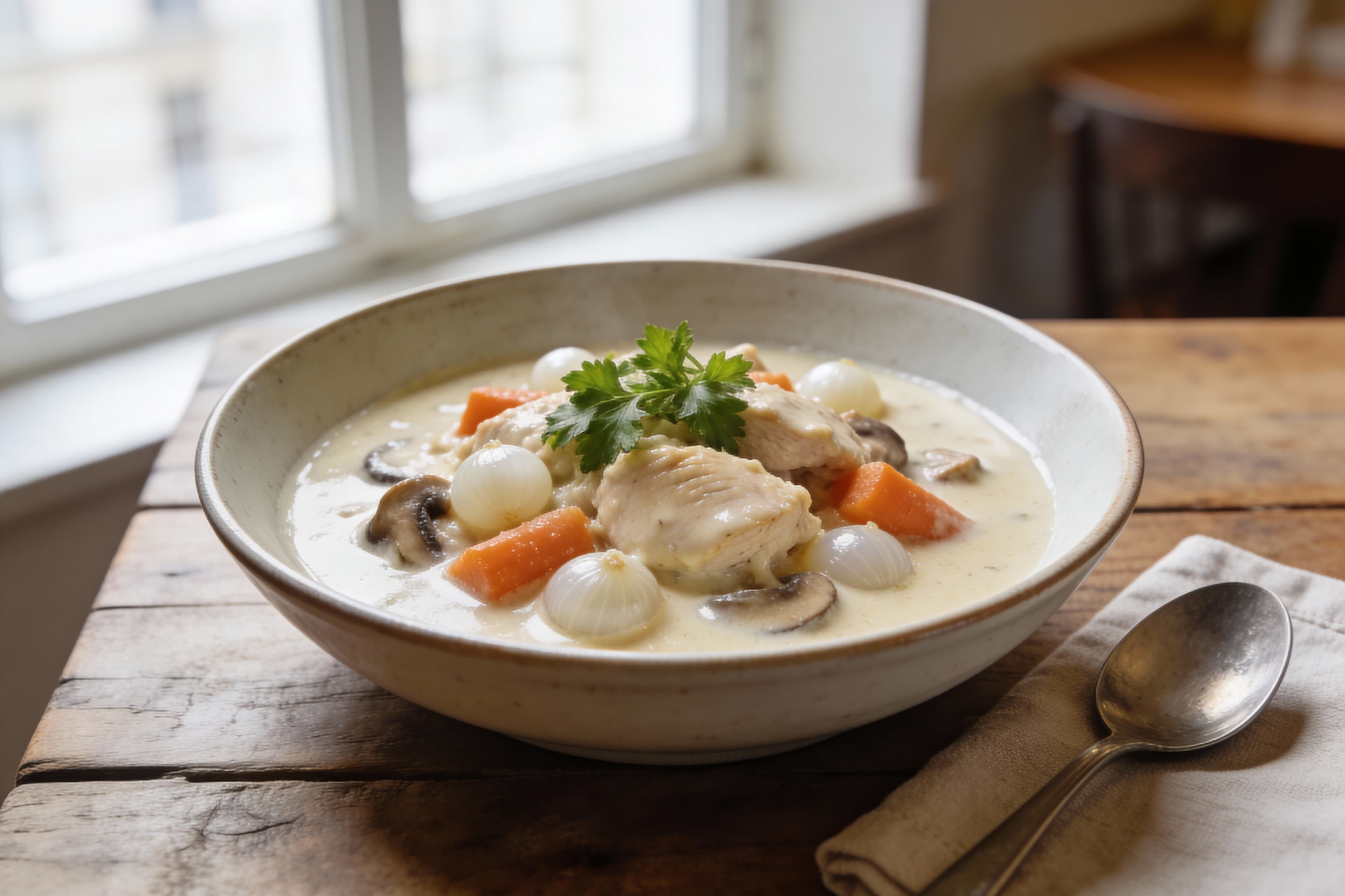 Blanquette de Poulet Healthy au Thermomix